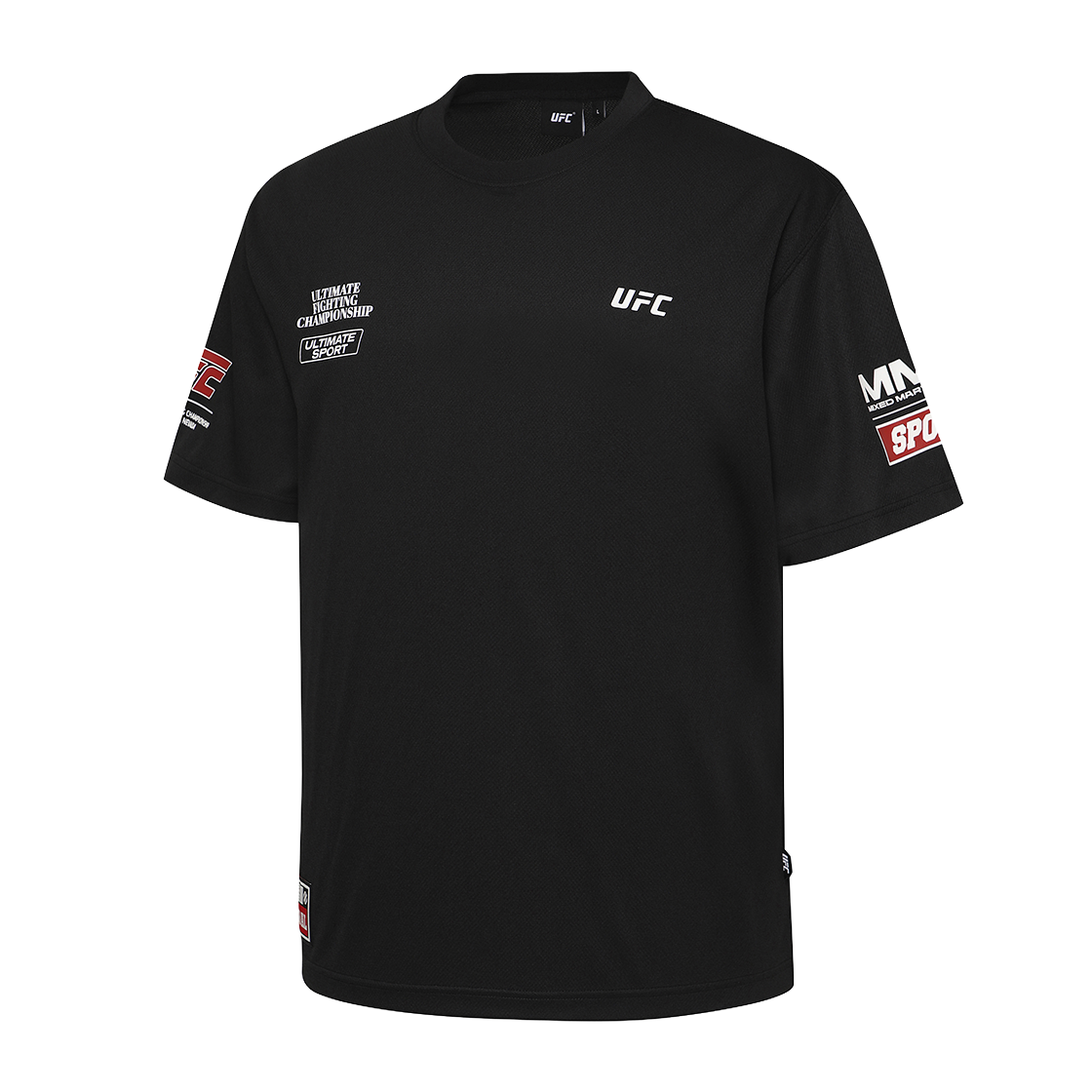 유에프씨 스포츠 SPON PRO 릴렉스핏 반팔 티셔츠 블랙 U4TTX2306BK(UFC SPORT Spon Pro Relaxed Fit Short Sleeve Black) - 2
