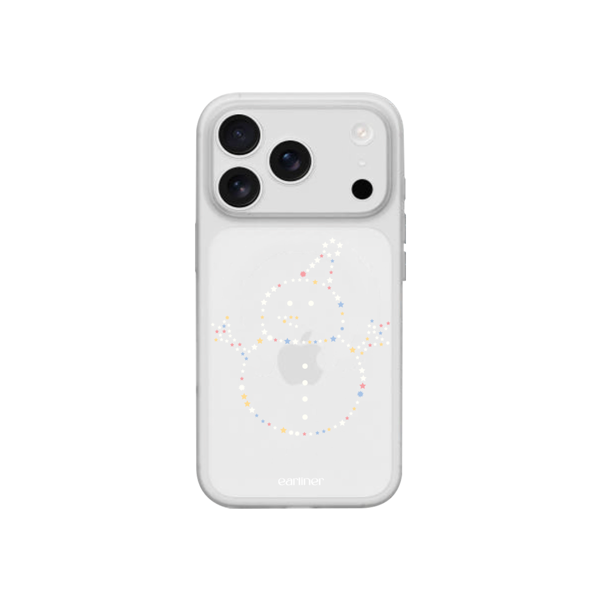 얼리너 눈사람 반투명 젤리 케이스(EARLINER made snowman jelly case (반투명케이스))