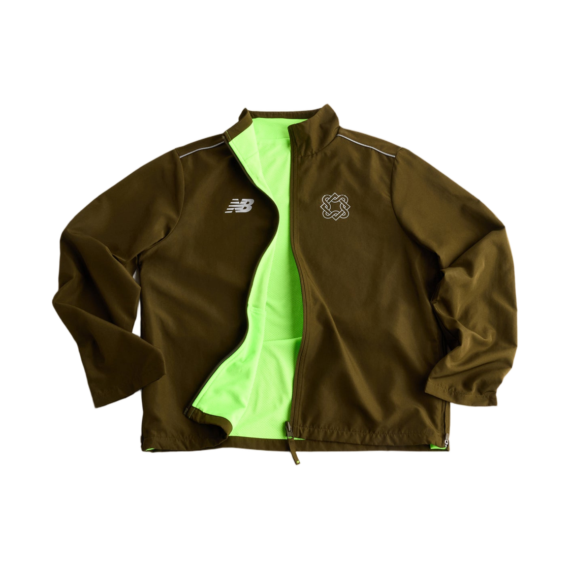 뉴발란스 x 렉 오브 가이던스 리버시블 자켓 밀리터리 그린(New Balance x Lack of Guidance Reversible Jacket Military Green) - 1