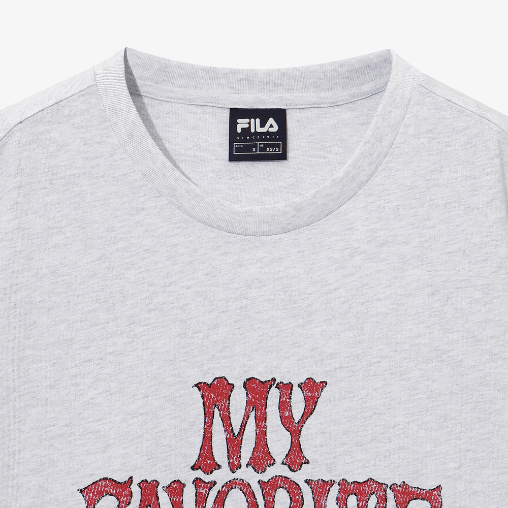 [6% 적립] 휠라 마이티셔츠 화이트멜란지([6% 적립] Fila MY T-Shirt White Melange) - 3