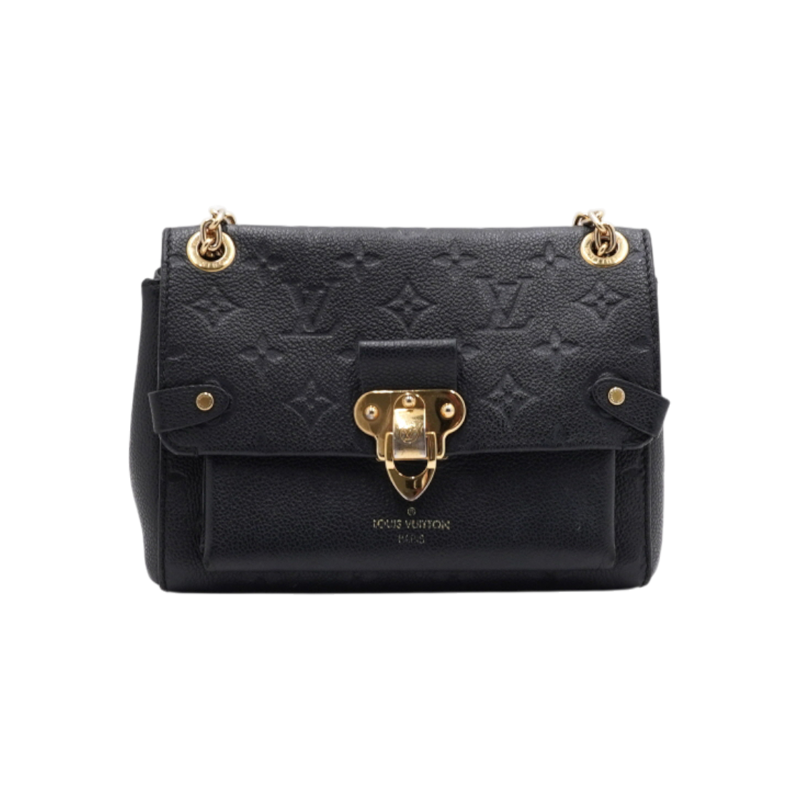 ITQHMQNFCM7V Louis Vuitton M44550 Black Babylone BB Gold Chain Shoulder & Crossbody Bag