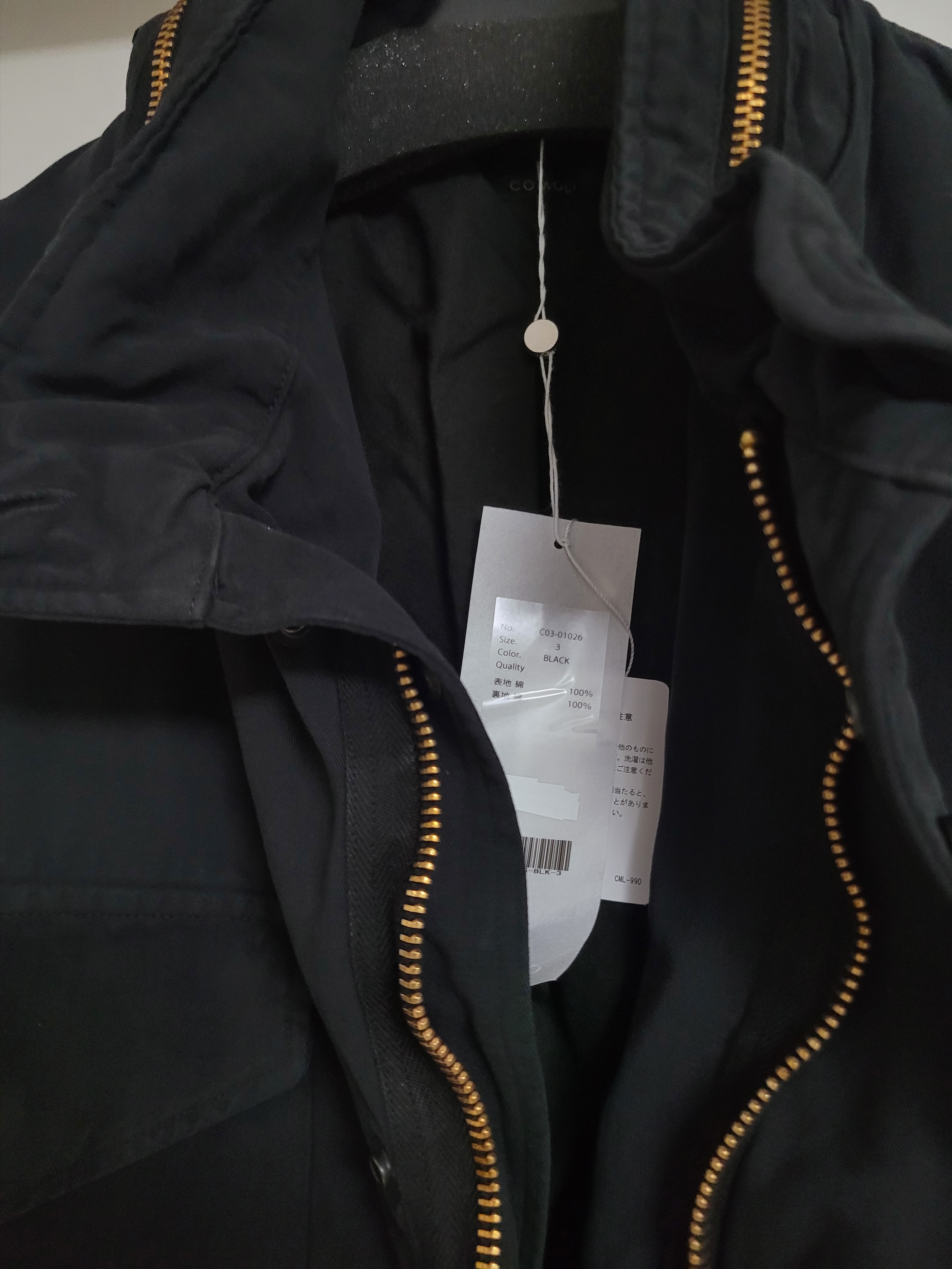 Comoli Garment Dyed M65 Jacket Black - 25AW 착용 스타일 - 1