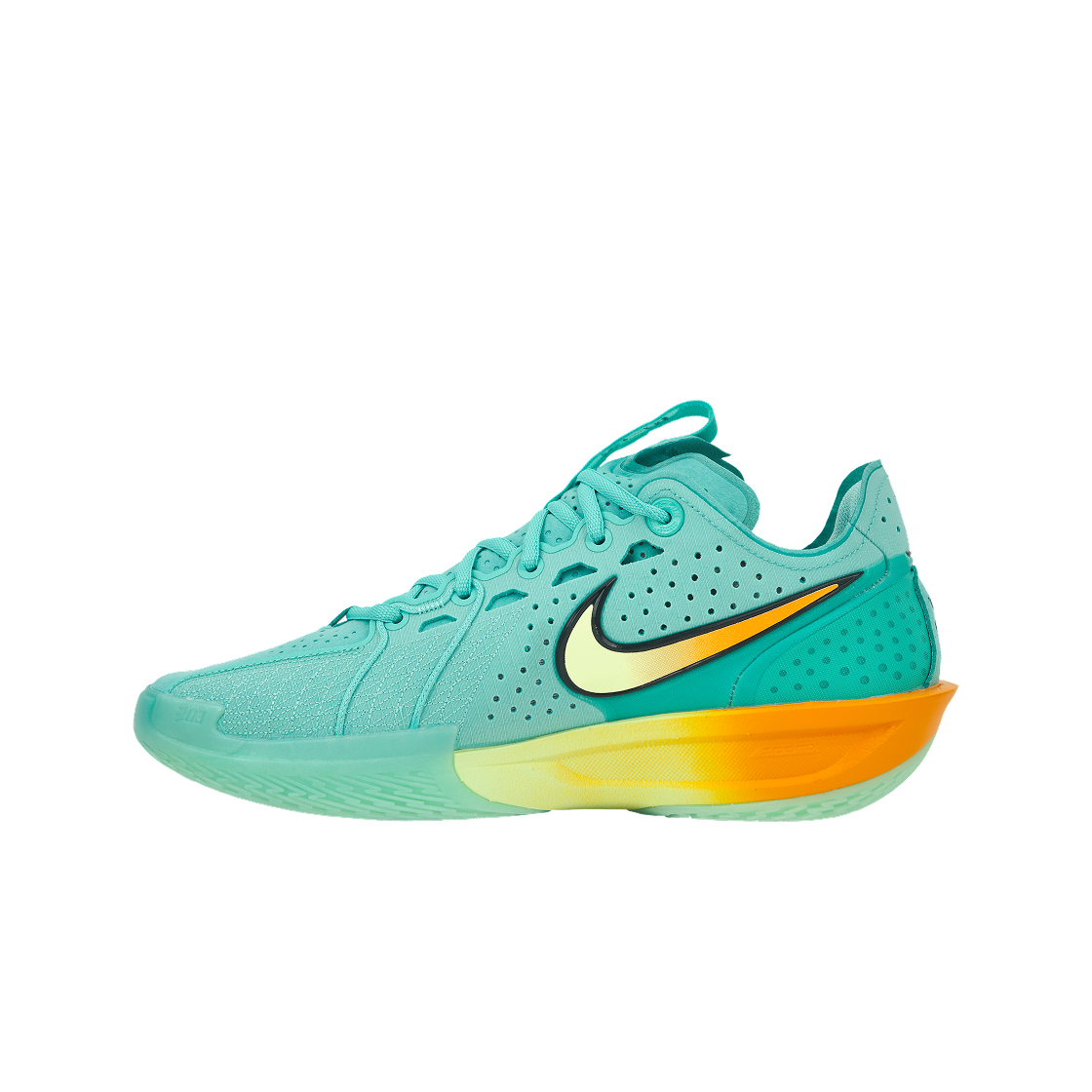 나이키 에어 줌 G.T. 컷 3 EP 블리치드 터콰이즈 베얼리 볼트(Nike Air Zoom G.T. Cut 3 EP Bleached Turquoise Barely Volt) - 3