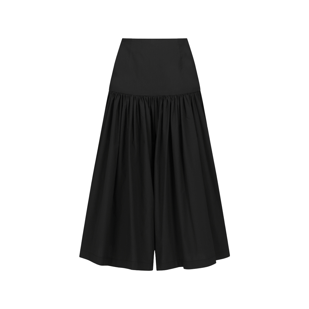 아모멘토 우먼 셔링 큐롯 팬츠 블랙 - 26SS(Amomento Women Shirring Culotte Pants Black - 26SS)