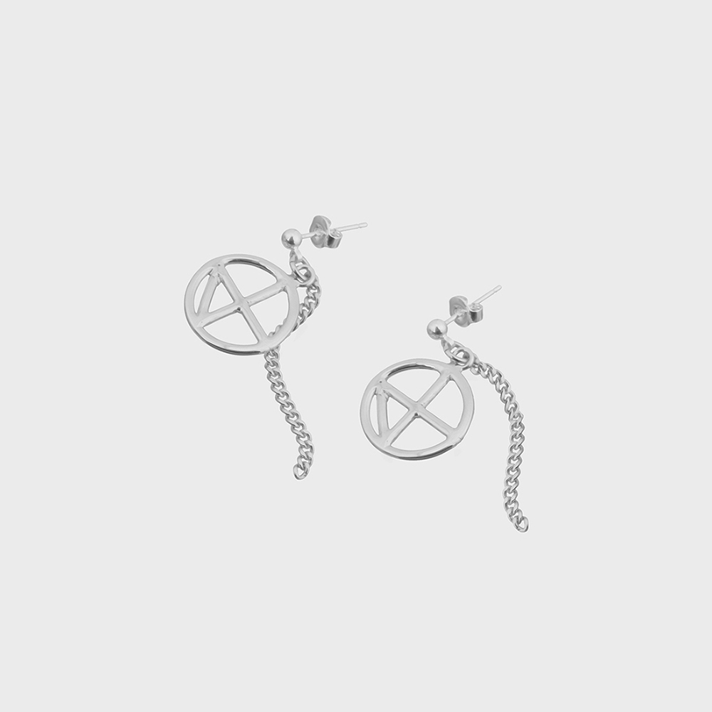 논논 컴퍼스 체인 이어링(Nonenon Compass Chain Earring) - 2