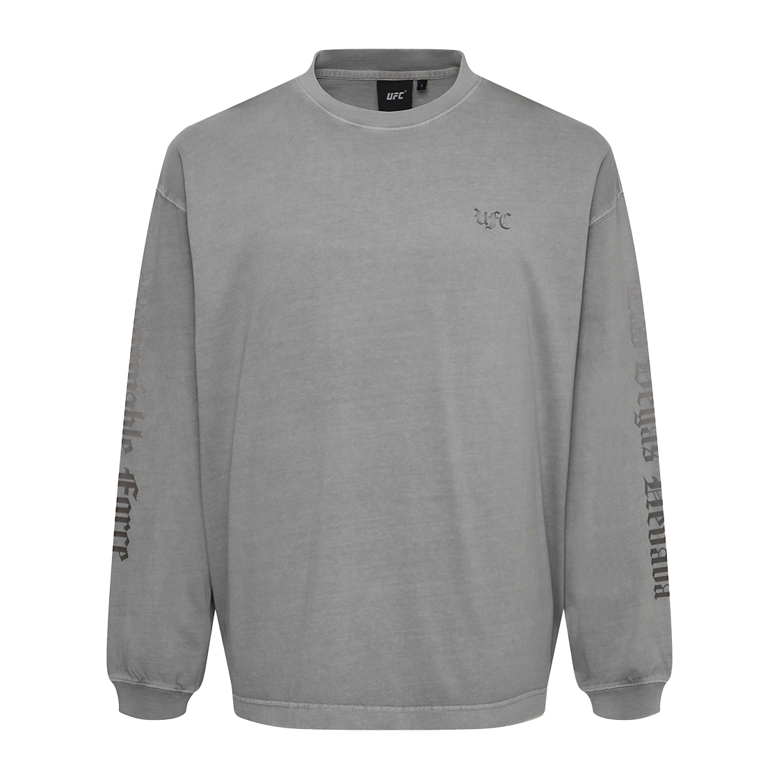 유에프씨 스포츠 글로브 보이 오버핏 긴팔 티셔츠 그레이 U2LSX1303GR(UFC SPORT Glove Boy Oversized Fit Long Sleeve Grey) - 3
