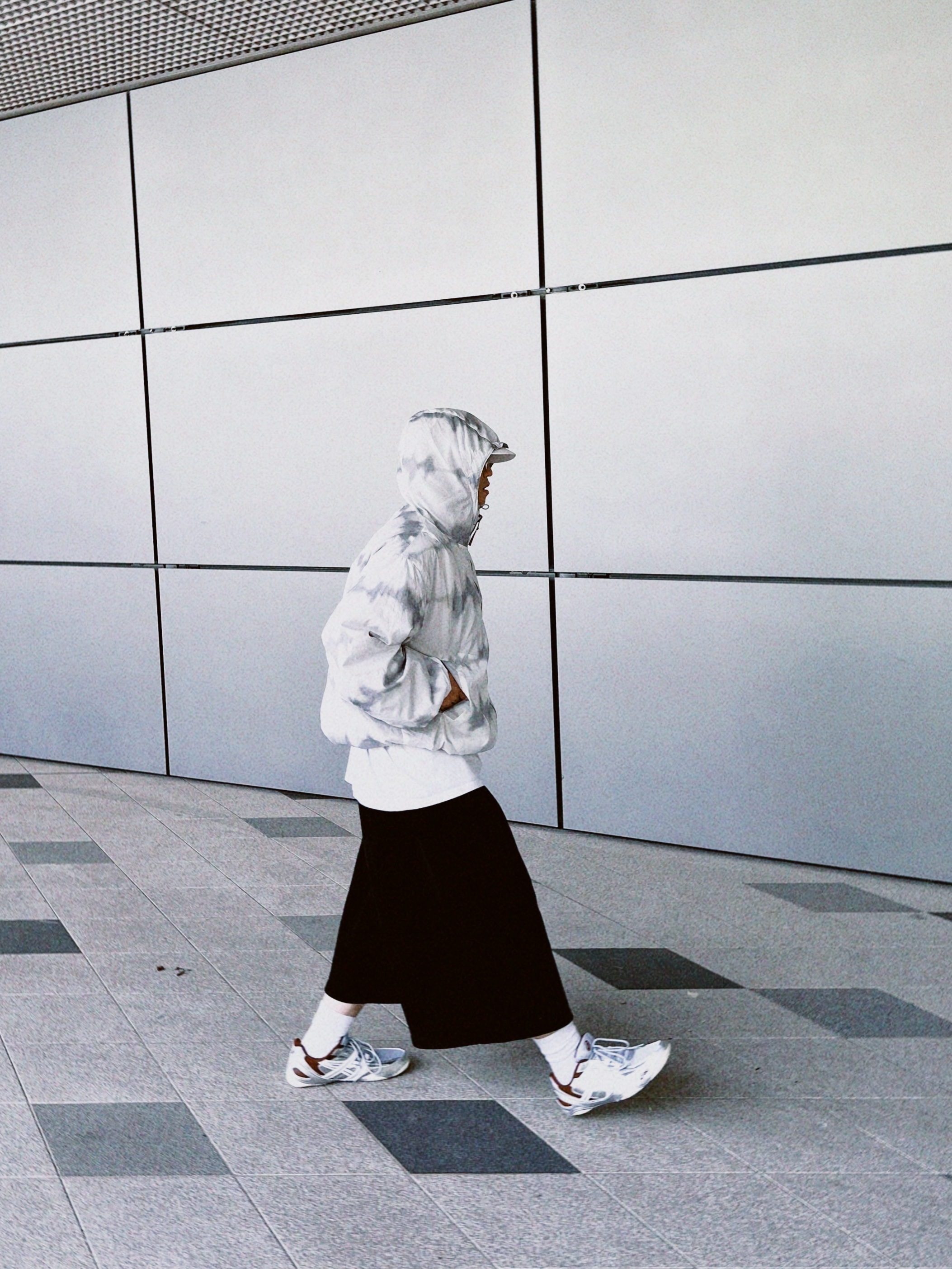 Asics Hypersync Piedmont Grey Pure Silver 착용 스타일 - 4