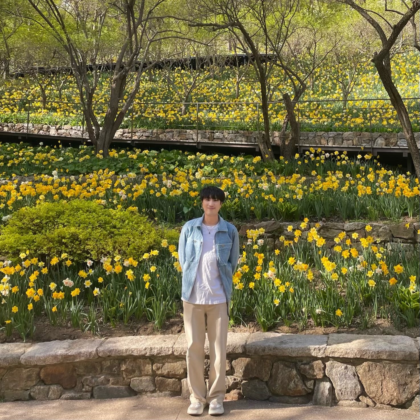 Ader Error Jacket Product. 15 Blue 착용 스타일