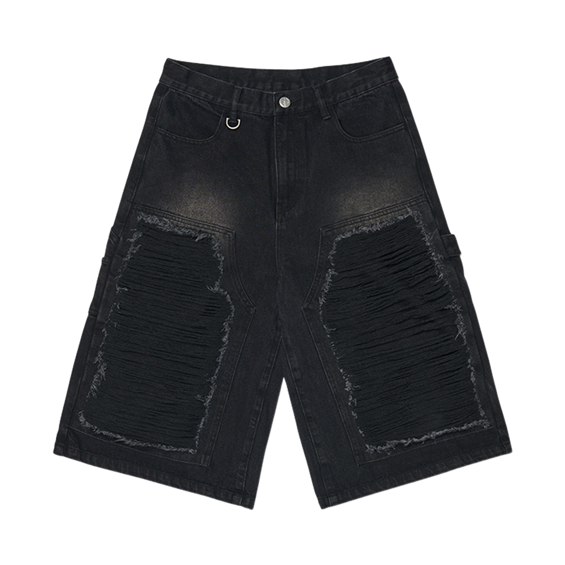[KREAM 단독] 노매뉴얼 디스트로이드 버뮤다 팬츠 워시드 블랙