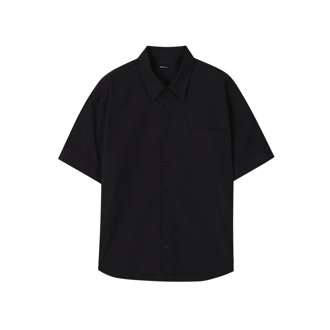 SI1SH152BK SONGZIO HOMME SSAW Original Drawing Half Shirt Black