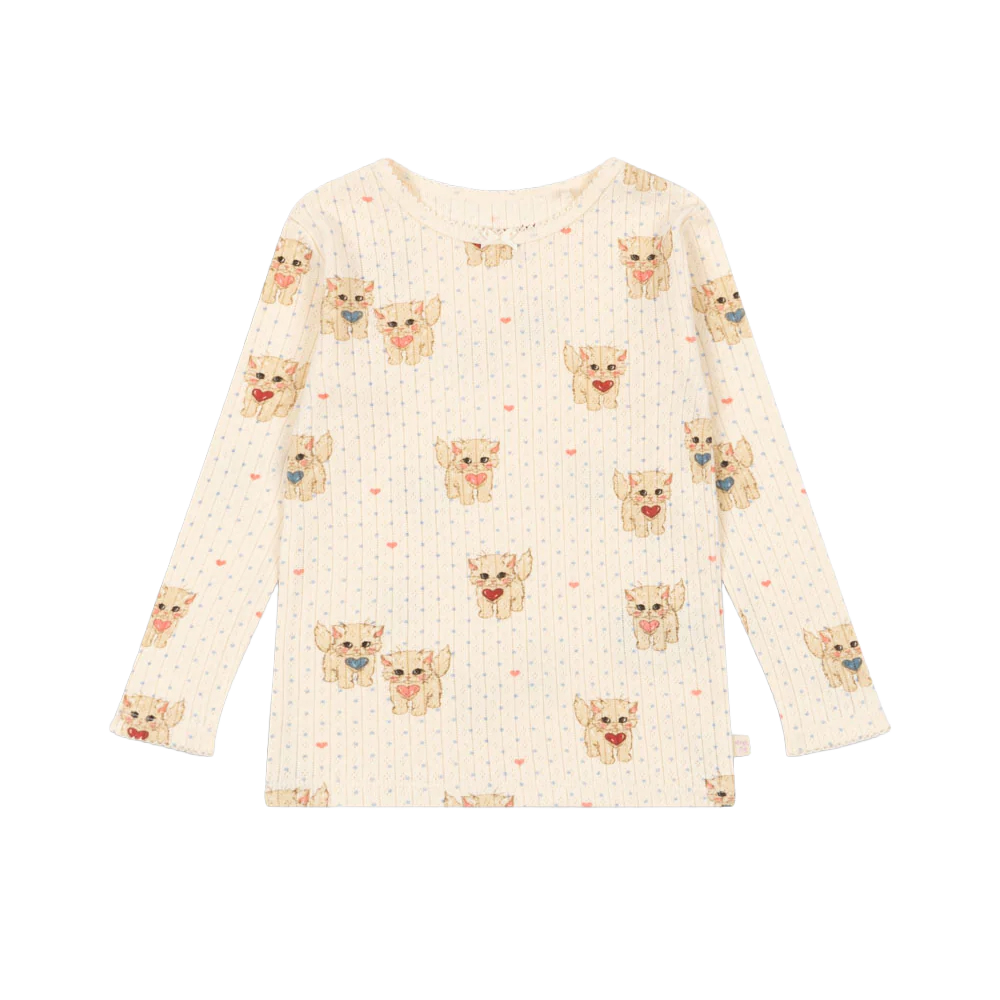 콩제슬래드 민니 블라우스 캣츠(Konges Sløjd Minnie Blouse Gots Miao Amore) - 1
