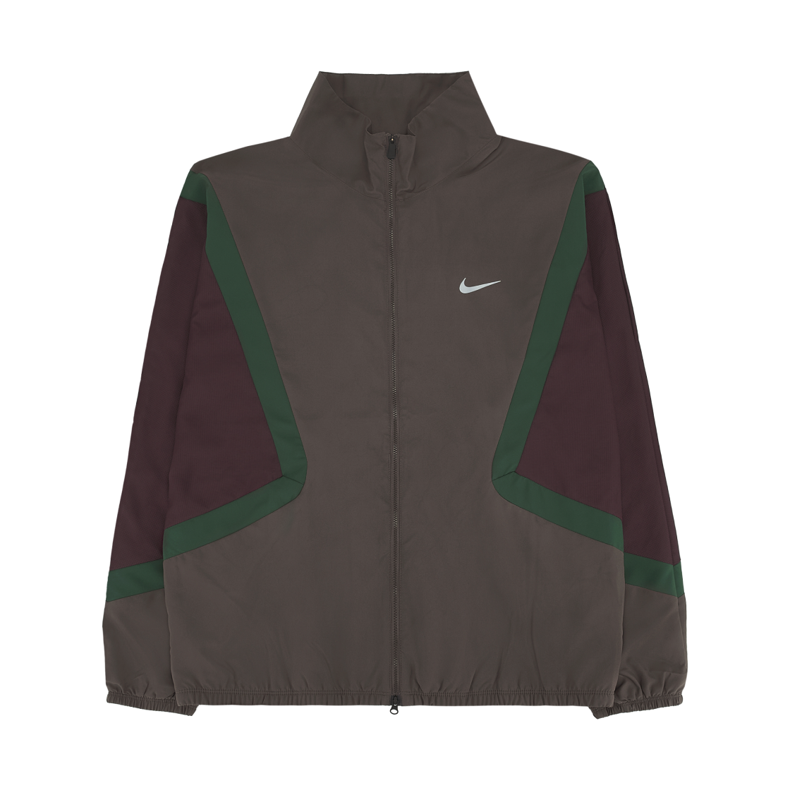 나이키 아이콘 우븐 자켓 아이언 스톤 버건디 크러쉬 - 아시아(Nike Icon Woven Jacket Iron Stone Burgundy Crush - Asia) - 1