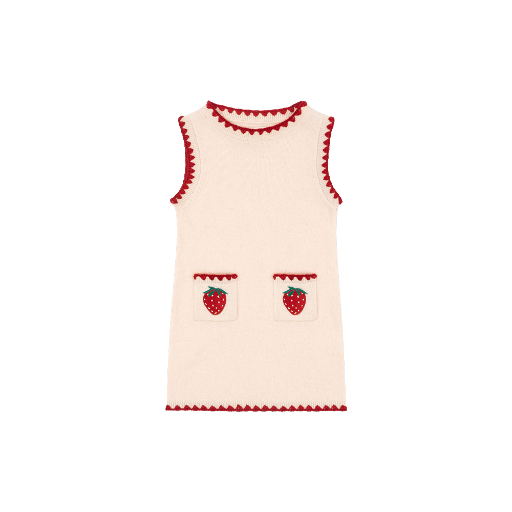 콩제슬래드 콜레트 드레스 스트로베리(Konges Sløjd Collette Dress Buttercream) - 1
