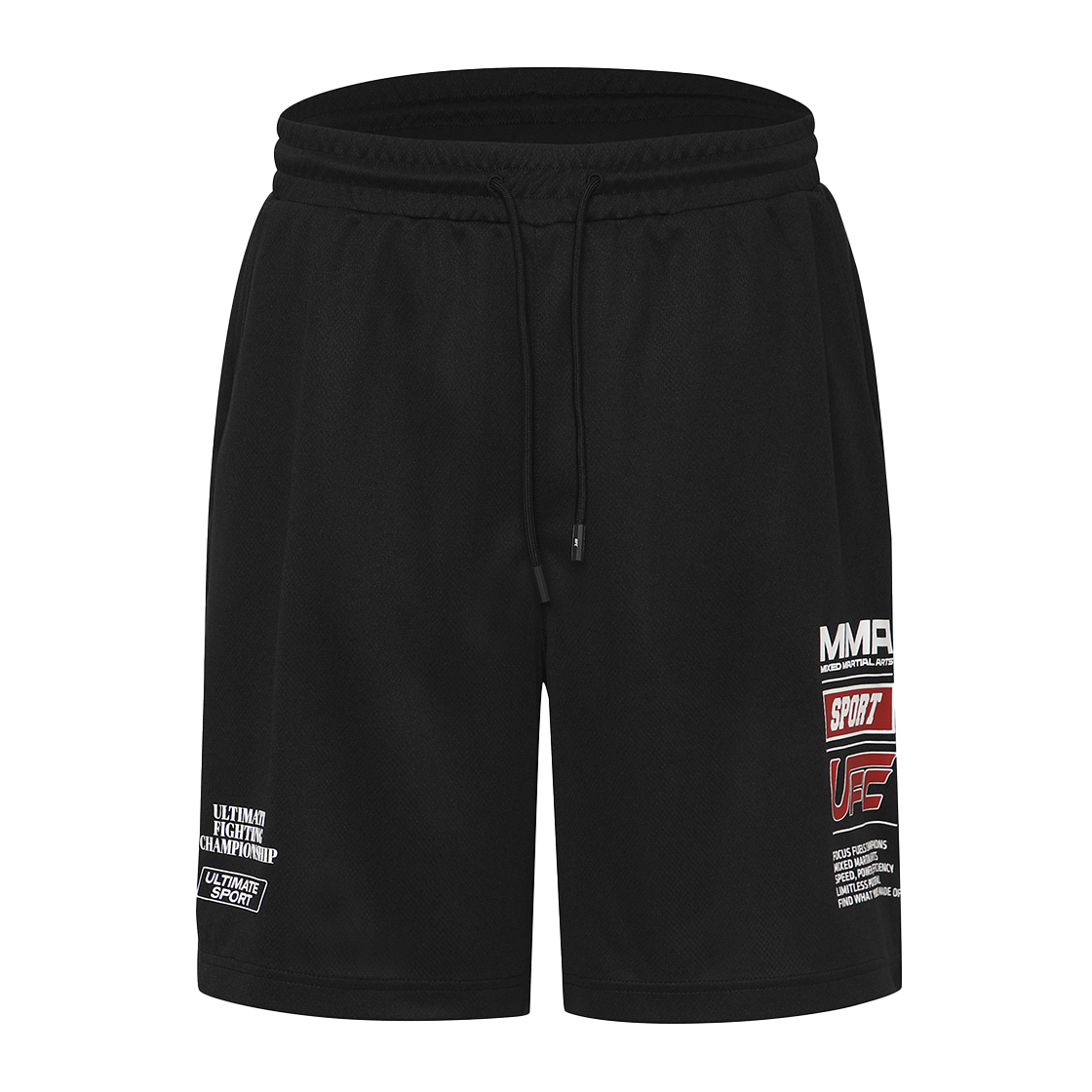 유에프씨 스포츠 스폰 릴렉스핏 쇼츠 블랙 U4TPX2306BK(UFC SPORT Spon Relaxed Fit Short Pants Black) - 2