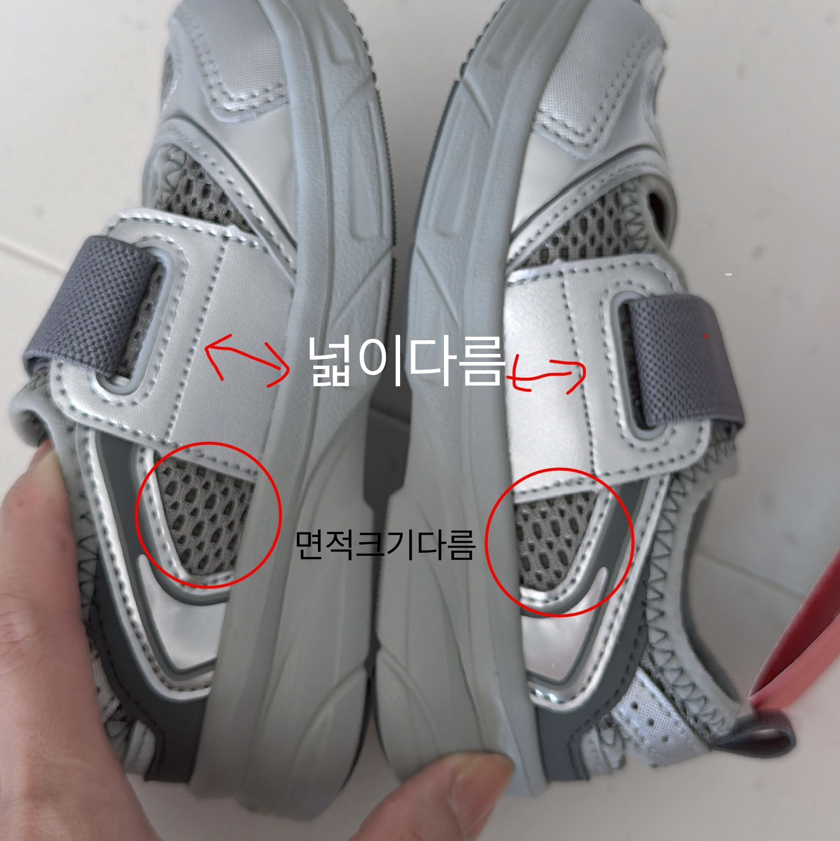 (Kids) New Balance Freedle X Sandal Reflex Silver 착용 스타일 - 8