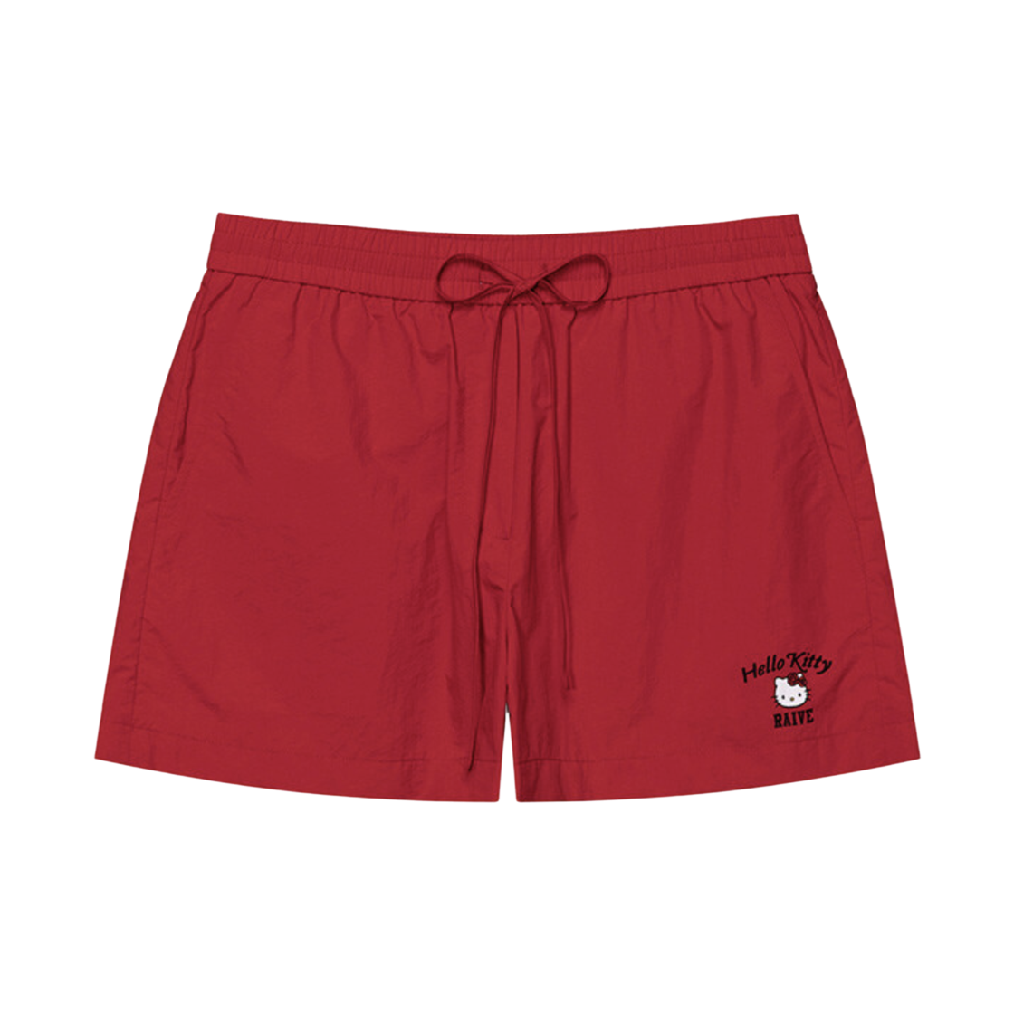 (W) 레이브 x 헬로 키티 쇼츠 레드((W) Raive x Hello Kitty Shorts Red)
