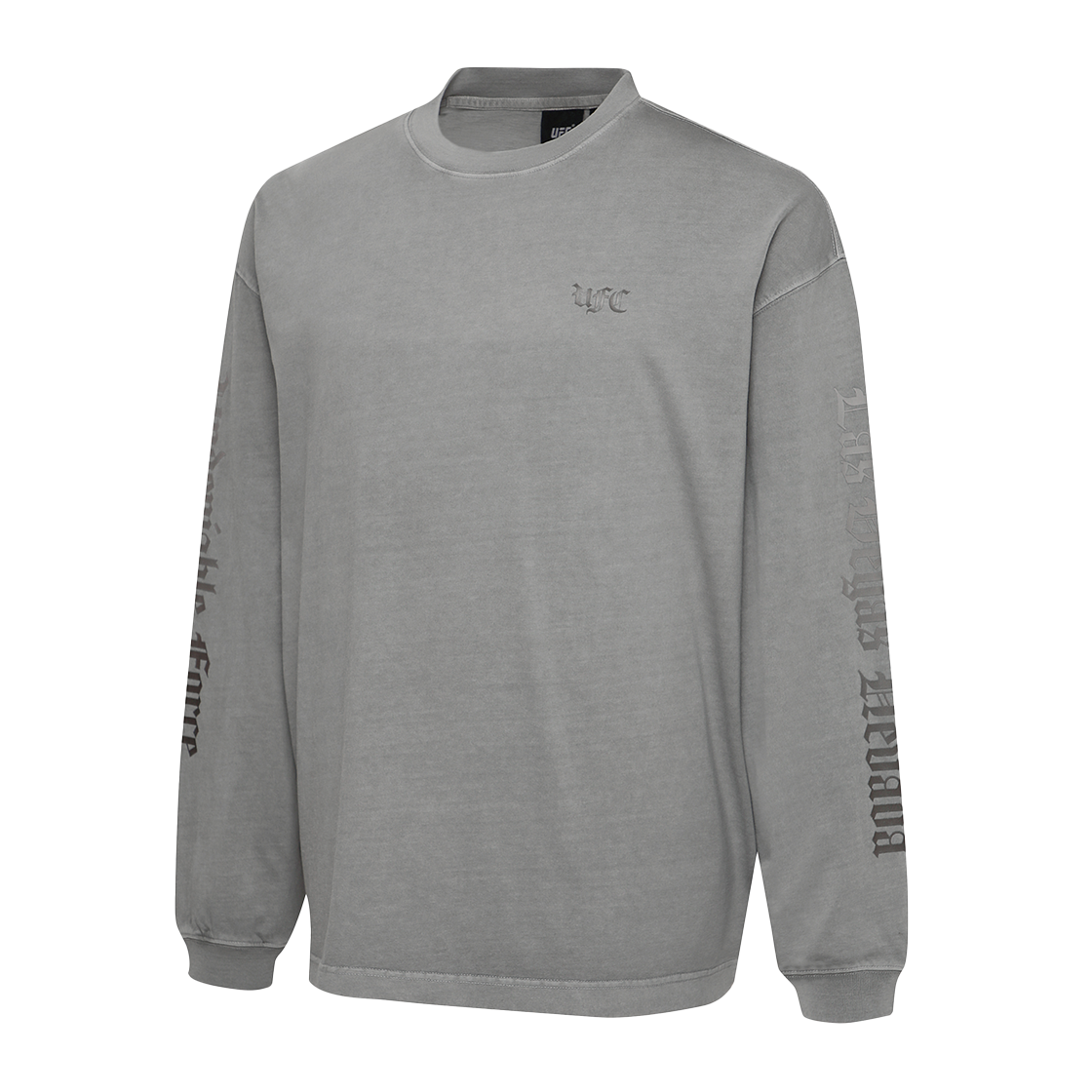 유에프씨 스포츠 글로브 보이 오버핏 긴팔 티셔츠 그레이 U2LSX1303GR(UFC SPORT Glove Boy Oversized Fit Long Sleeve Grey) - 2