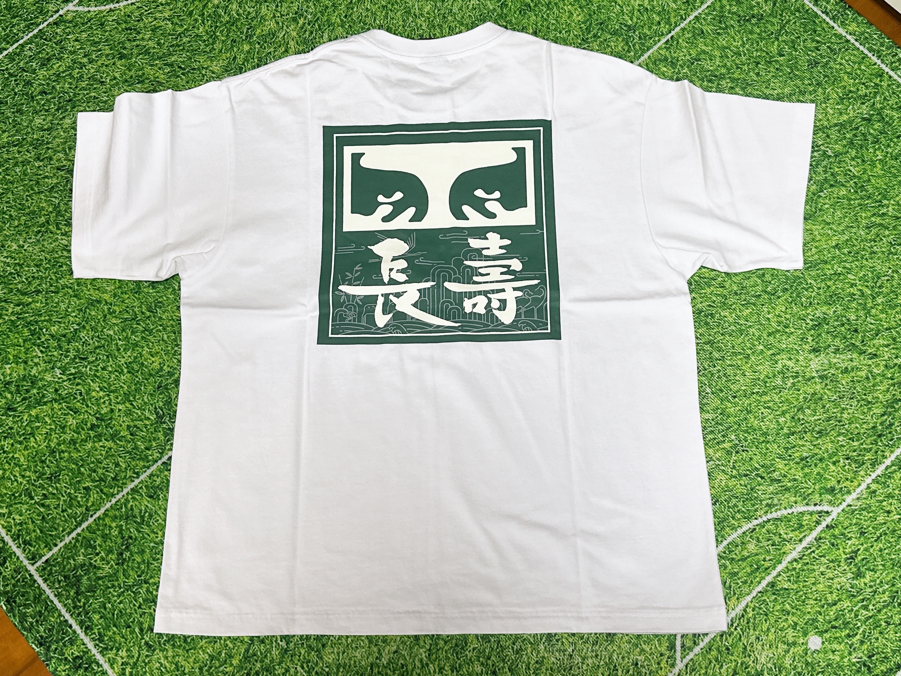 Obey x Jangsu Eyes Icon T-shirt White 착용 스타일