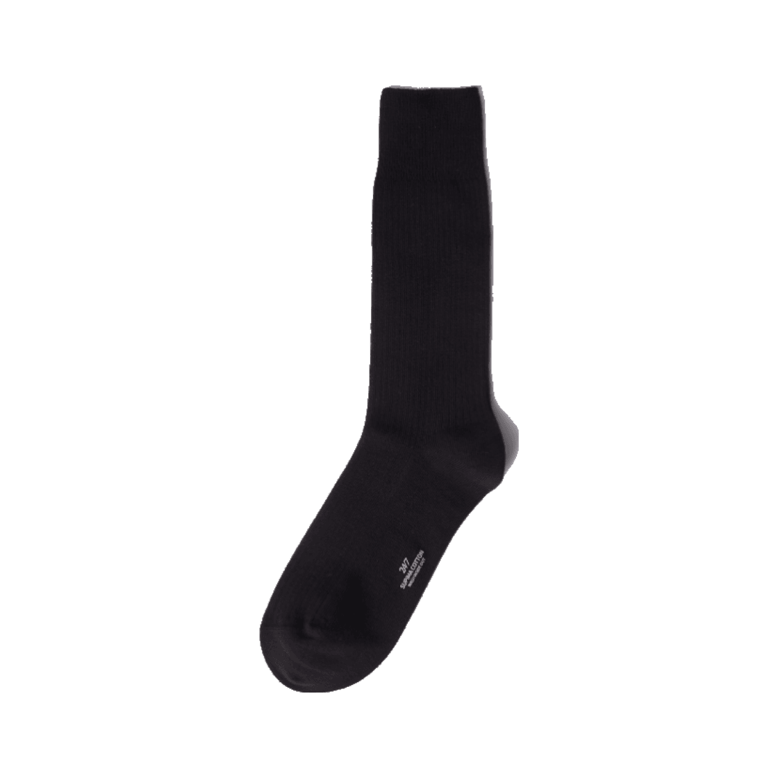 24/7 시리즈 수피마 코튼 3팩 양말 블랙(24/7 series Supima Cotton Socks 3Pcs Black) - 3