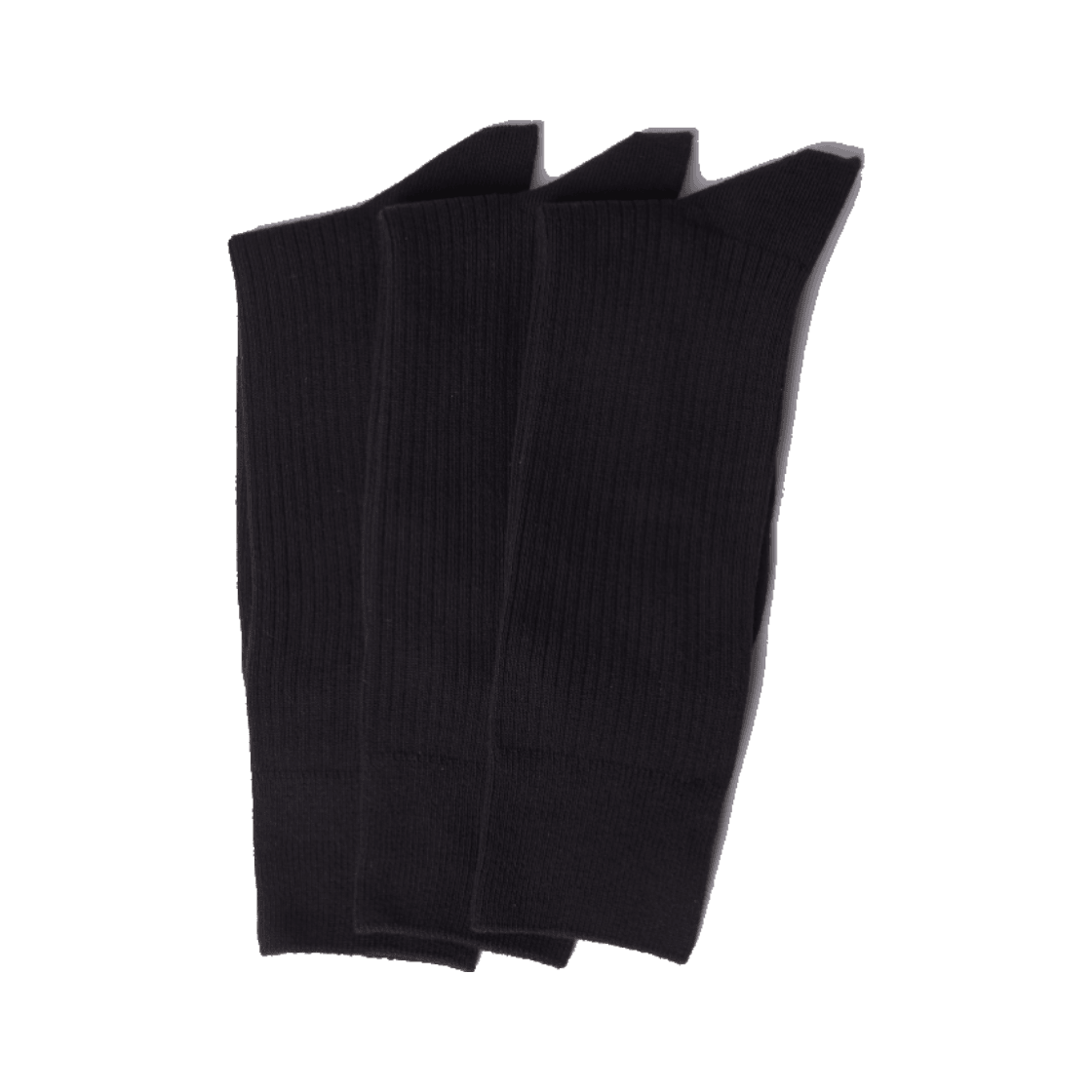 24/7 시리즈 수피마 코튼 3팩 양말 블랙(24/7 series Supima Cotton Socks 3Pcs Black) - 4