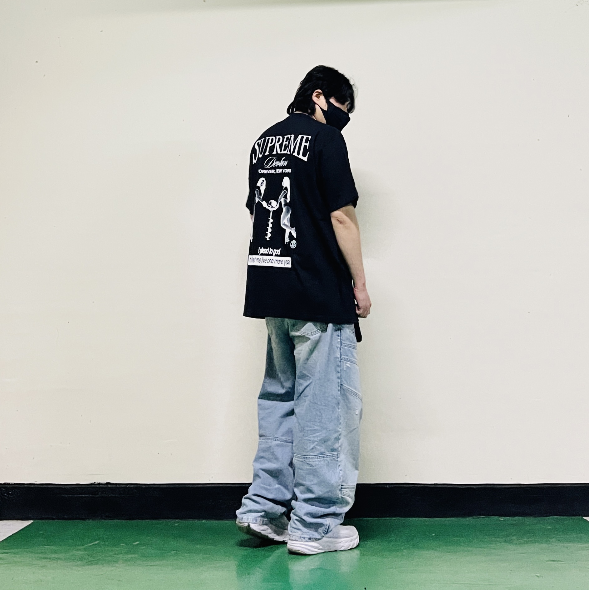 Supreme Devotion T-Shirt Black - 25FW 착용 스타일 - 2