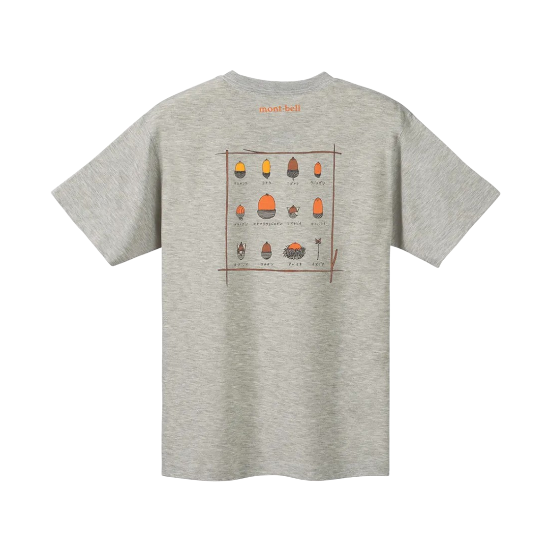 몽벨 위크론 에이콘즈 티셔츠 라이트 그레이(Montbell Wickron Acorns T-Shirt Light Gray) - 2