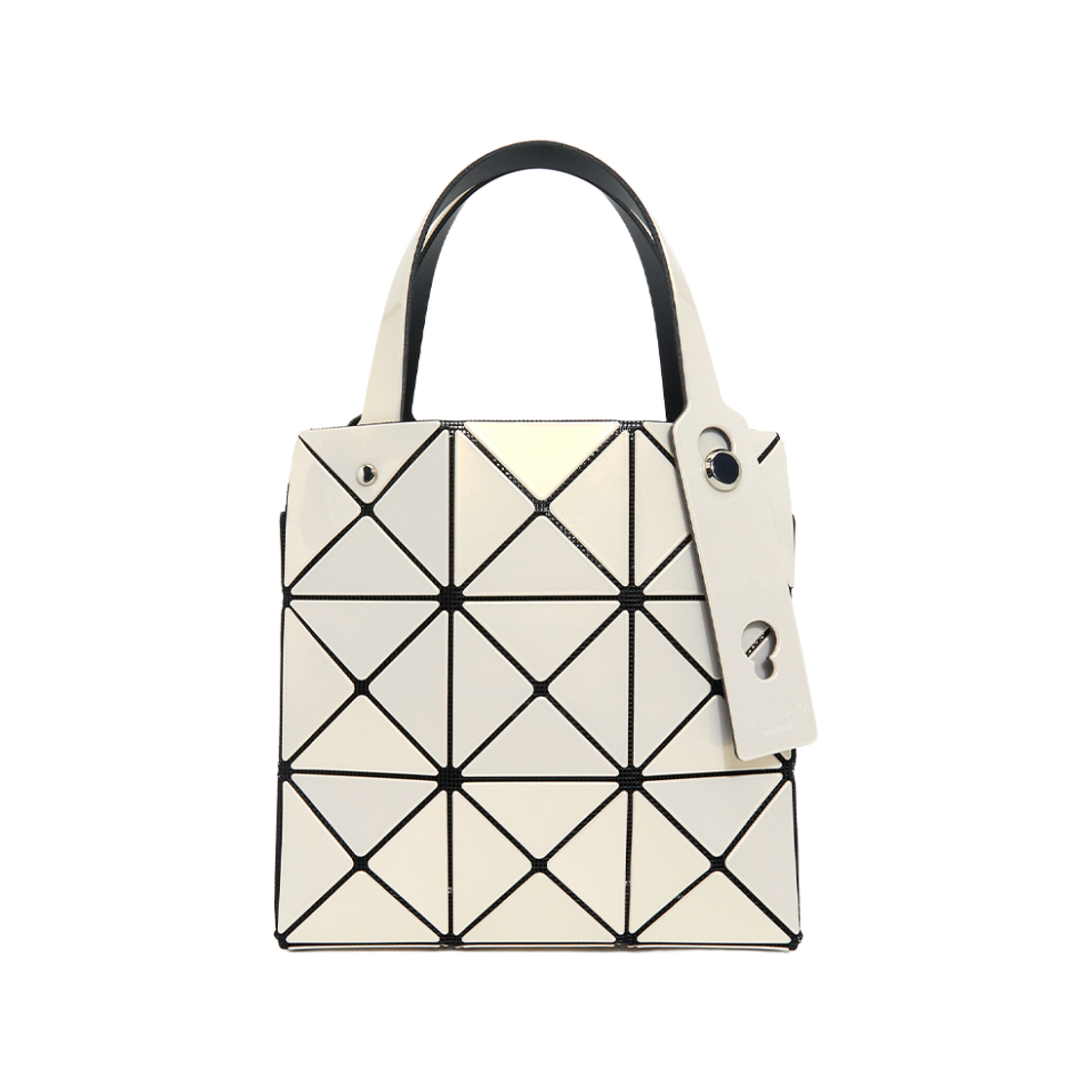 AG610-42 Bao Bao Issey Miyake Carat Handbag Light Beige