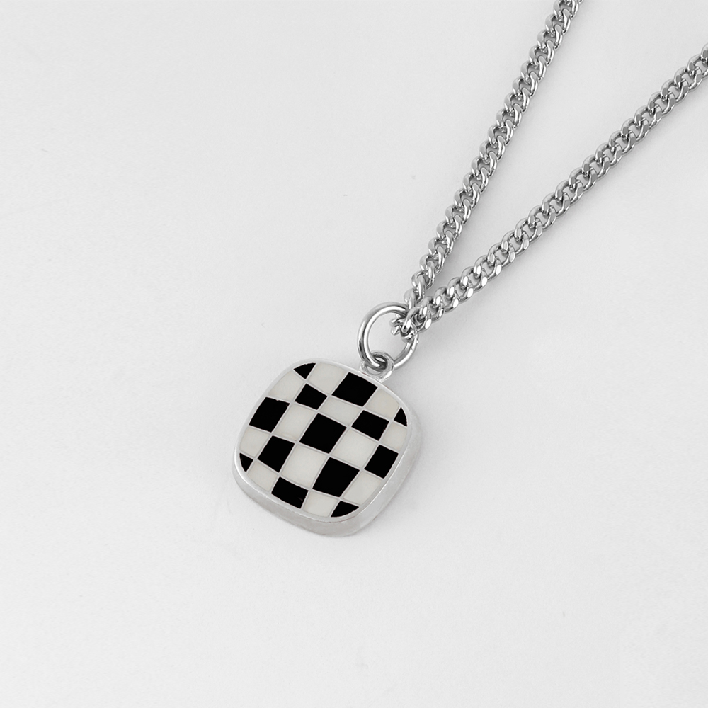 논논 체스 넥클리스 블랙(Nonenon Chex Necklace Black) - 3