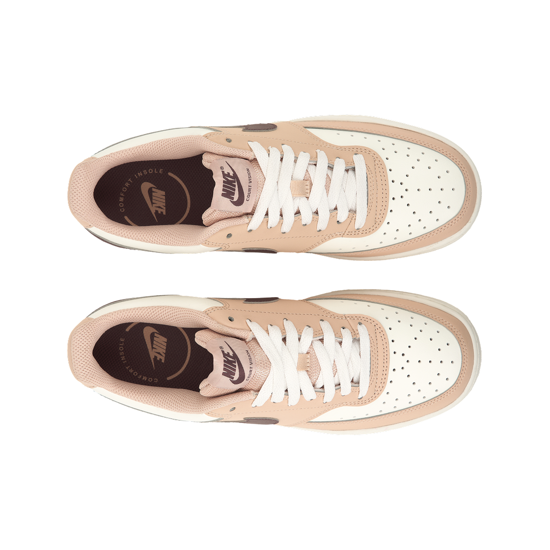 (W) 나이키 코트 비전 로우 쉬머 타투((W) Nike Court Vision Low Shimmer Tattoo) - 5