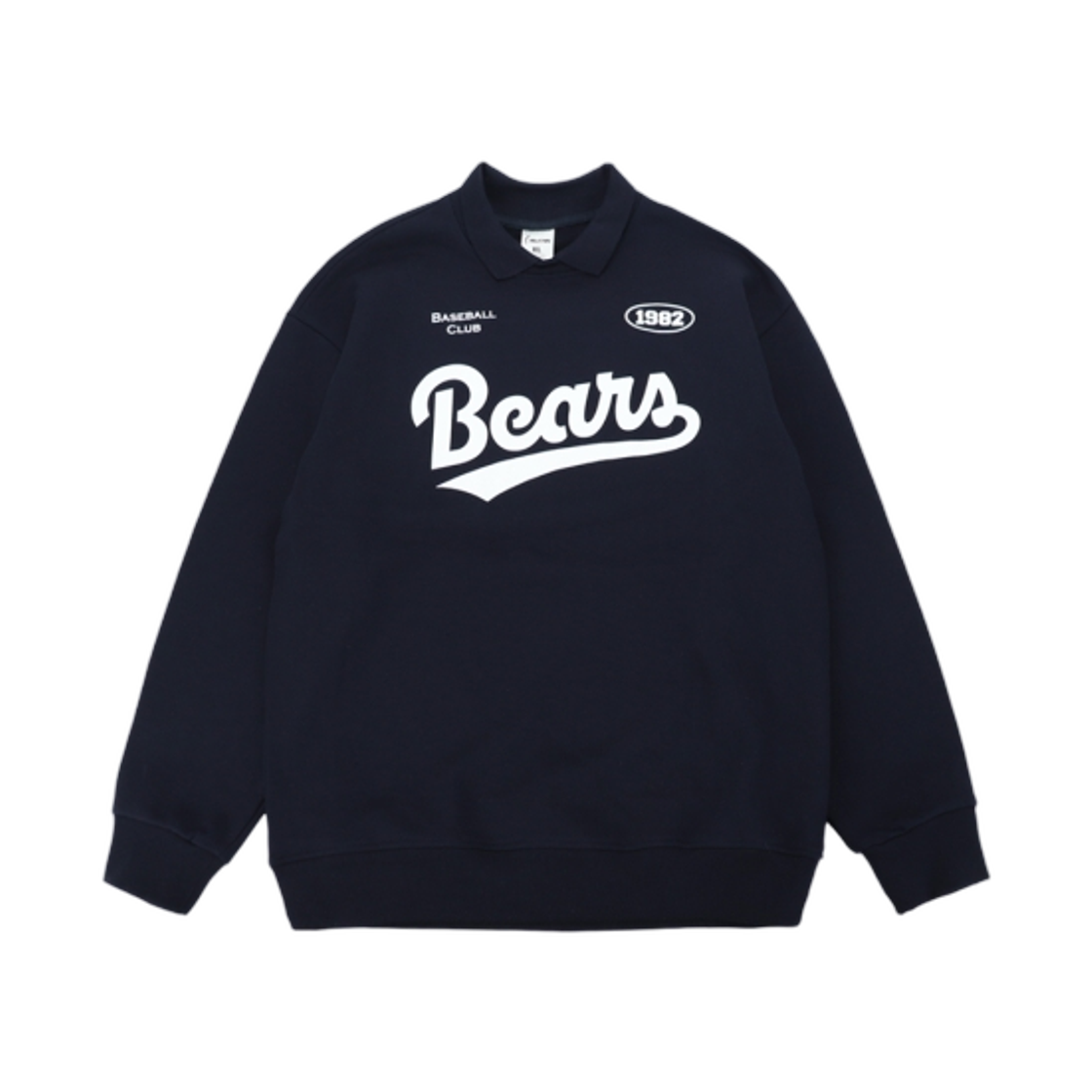 두산 베어스 베어스 1982 카라 스웨트셔츠 네이비 | Doosan Bears | KREAM