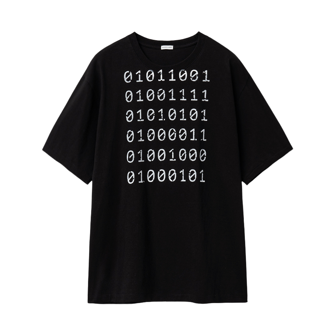 유체 에스큐 바이너리 반팔티셔츠 블랙(YOUCHE SQ BINARY SHORT SLEEVE TEE Black)