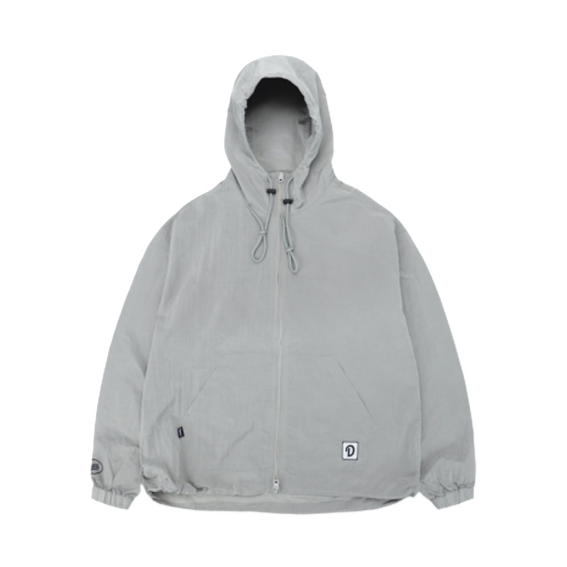 두산 베어스 D라벨 후드 윈드브레이커 라이트 그레이(Doosan Bears D-Label Hooded Windbreaker Light Grey) - 1