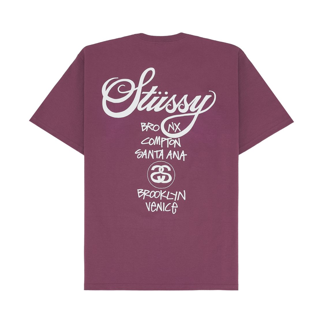 스투시 월드투어 티셔츠 베리 2024(Stussy World Tour T-Shirt Berry 2024) - 2