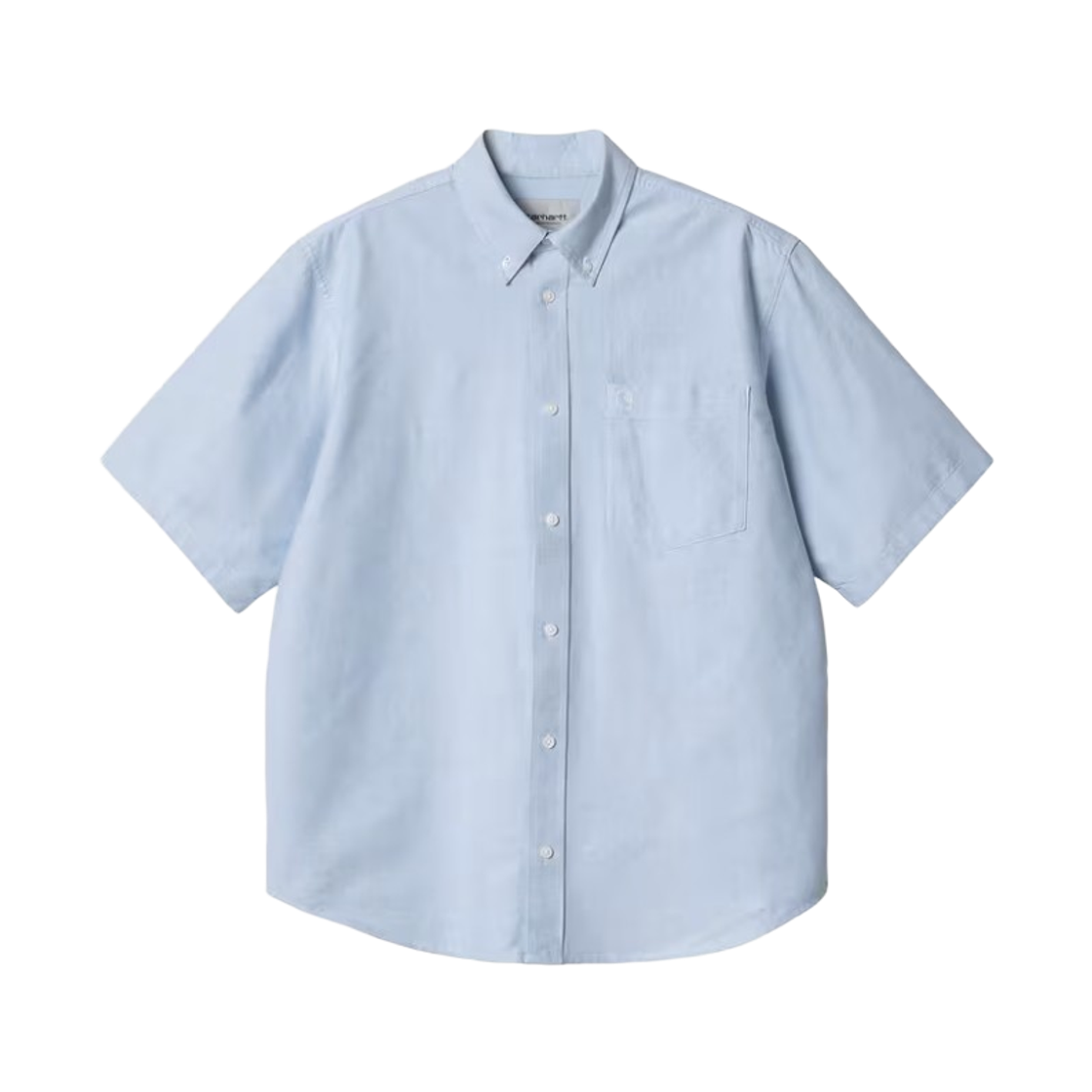 I031454-1ON-XX Carhartt WIP S/S Braxton Shirt Bleach Wax