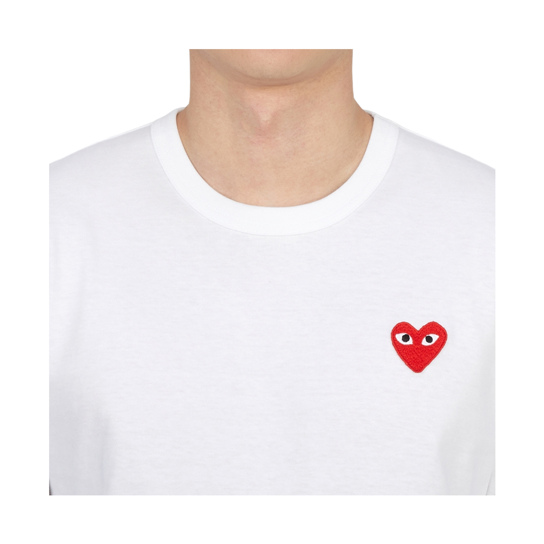 [15% 쿠폰] 플레이 꼼데가르송 롱슬리브 티셔츠 화이트([15% 쿠폰] Play Comme des Garcons LS T-Shirt White) - 6