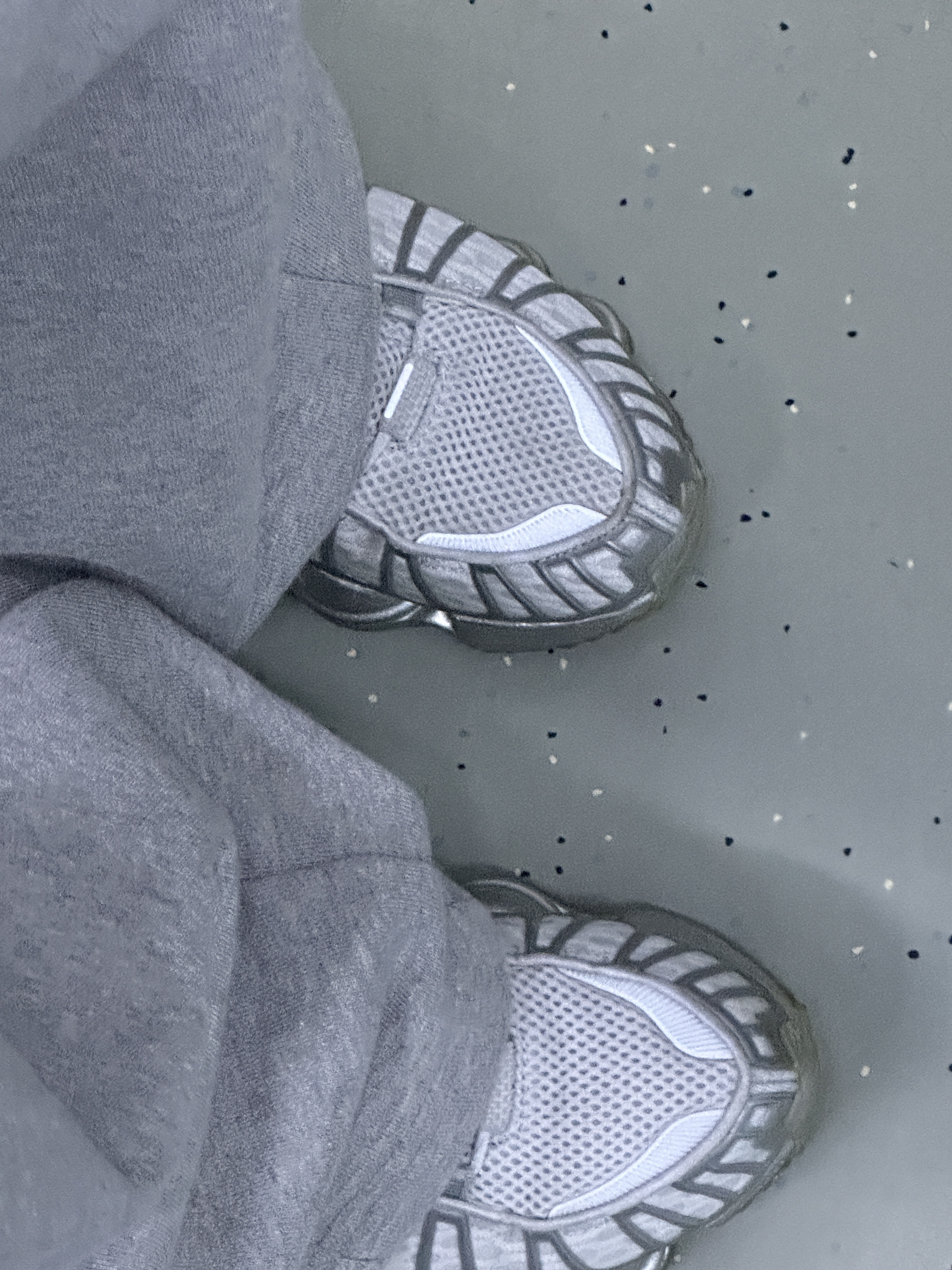 (W) Nike Shox TL Pure Platinum and Metallic Silver 착용 스타일