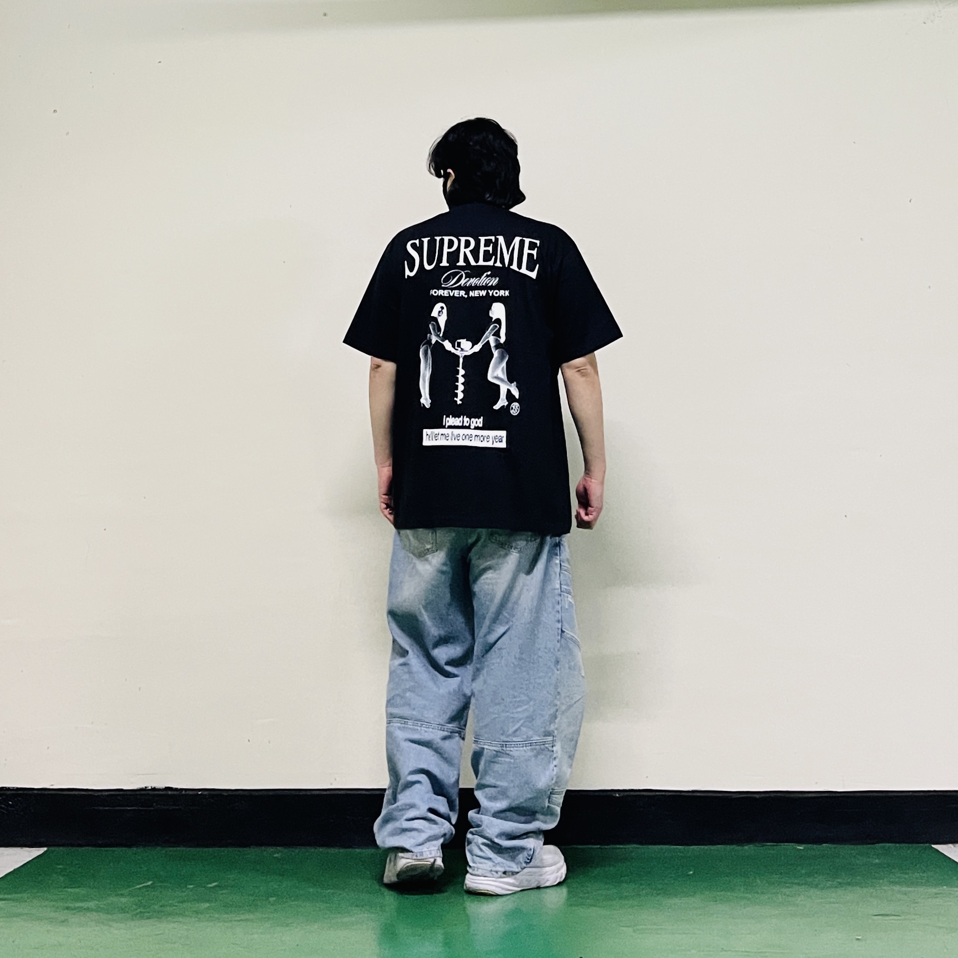 Supreme Devotion T-Shirt Black - 25FW 착용 스타일 - 3