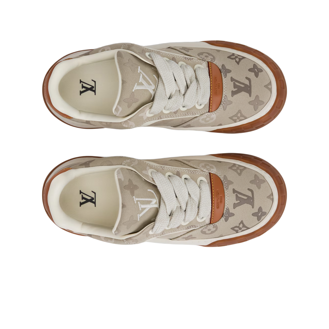 루이비통 LV 틸티드 스니커즈 베이지(Louis Vuitton LV Tilted Sneakers Beige) - 2