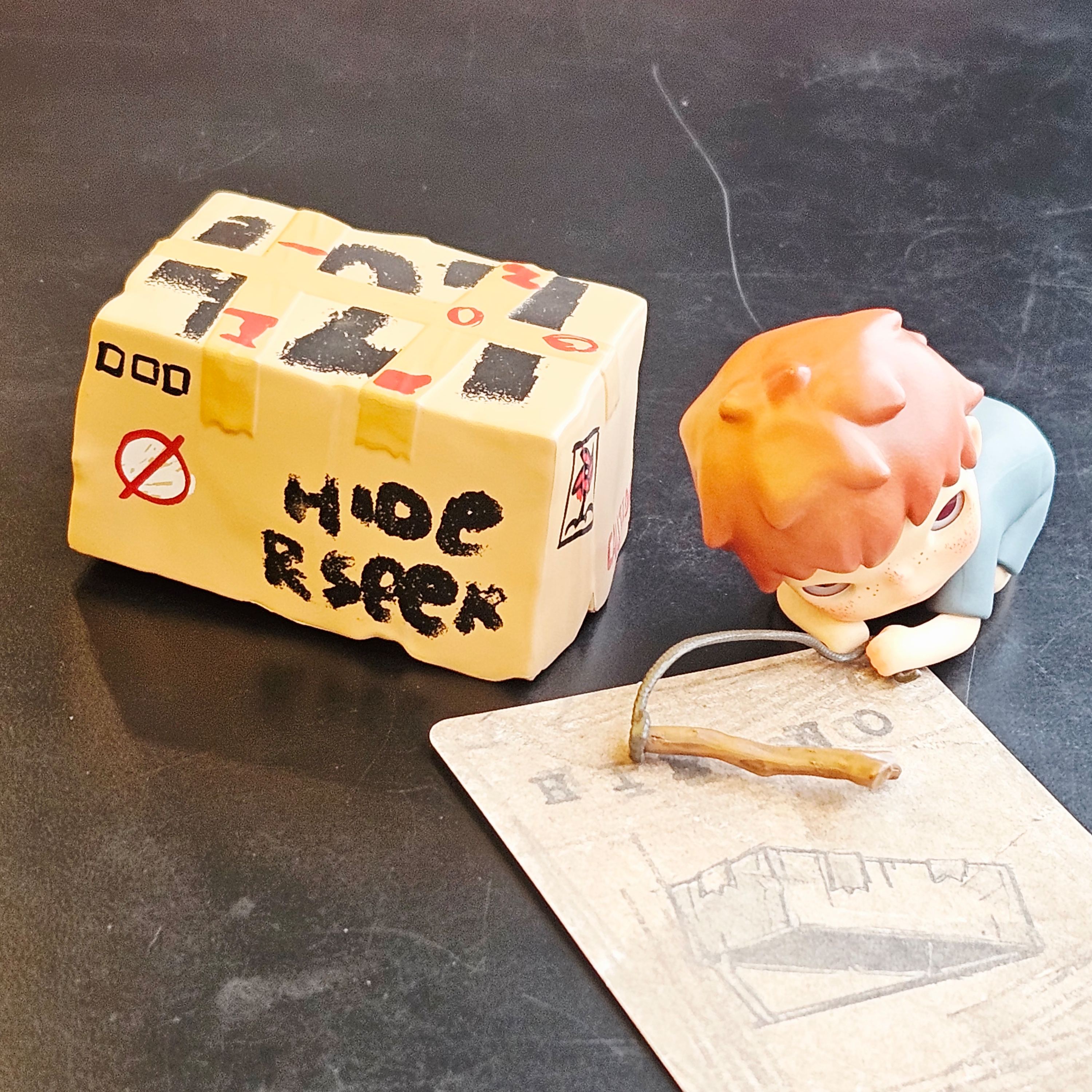 Pop Mart Hirono Echo Series Figures Sealed Case (12 Blind Boxes), Pop Mart Hirono Echo Series Figures Sealed Case (1 Blind Box) 착용 스타일 - 5