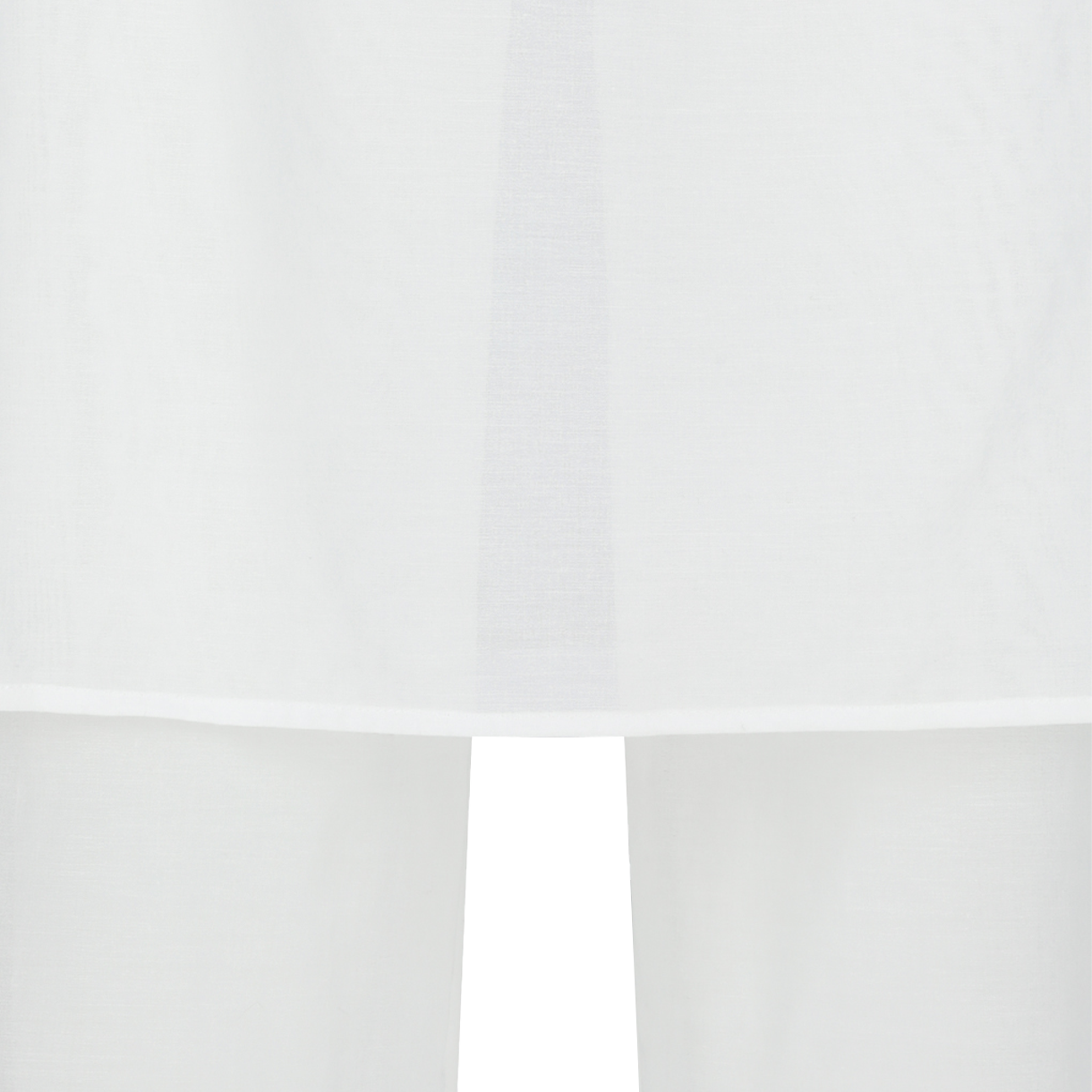 아모멘토 우먼 시어 레이어드 팬츠 화이트 - 26SS(Amomento Women Sheer Layered Pants White - 26SS) - 4