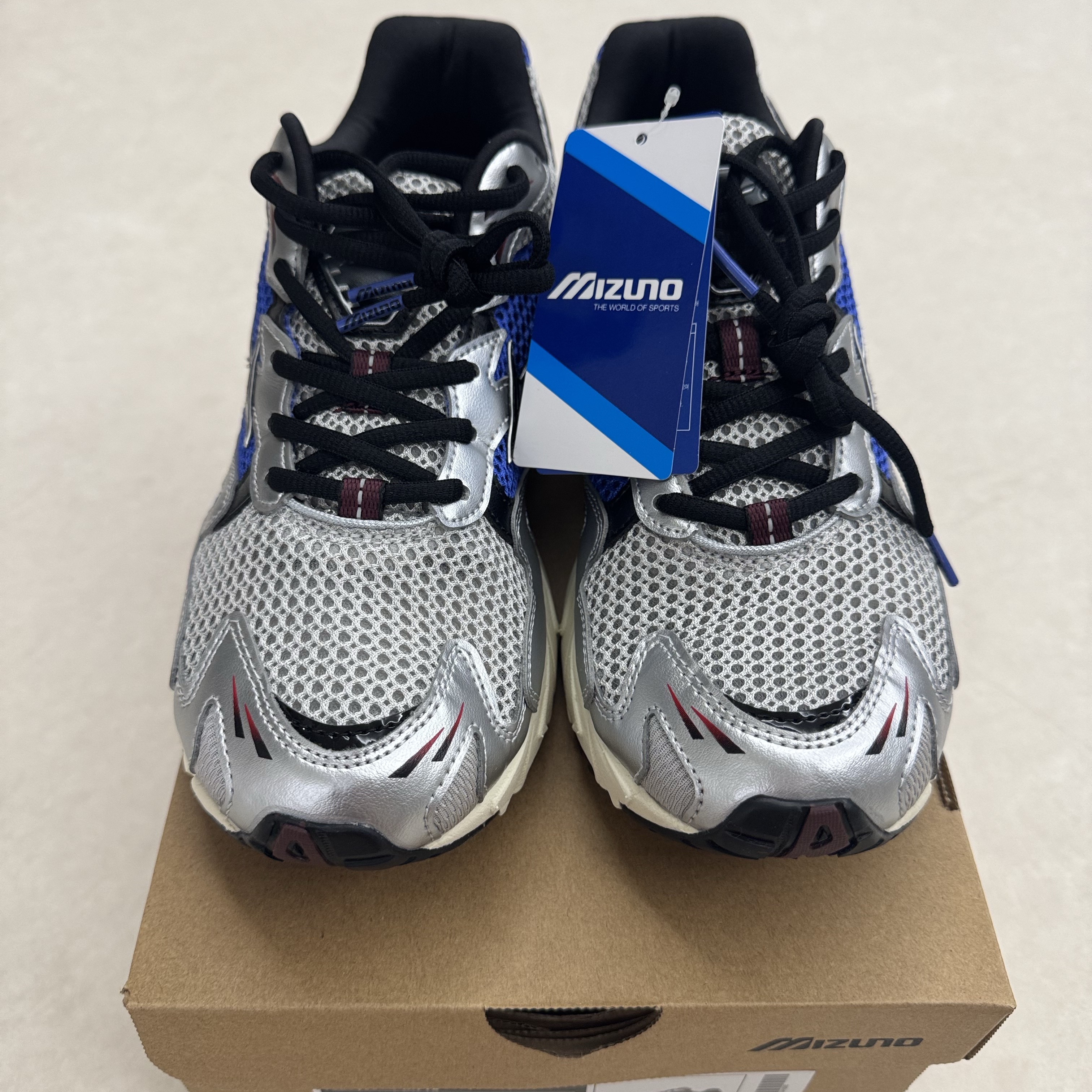 Mizuno Wave Rider 10 Harbor Mist Black 착용 스타일 - 4