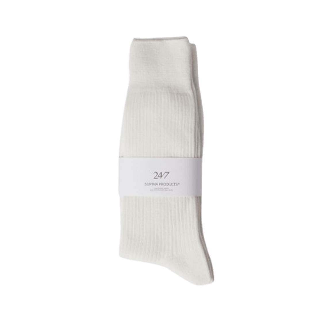 24/7 시리즈 수피마 코튼 3팩 양말 화이트(24/7 series Supima Cotton Socks 3Pcs White) - 5