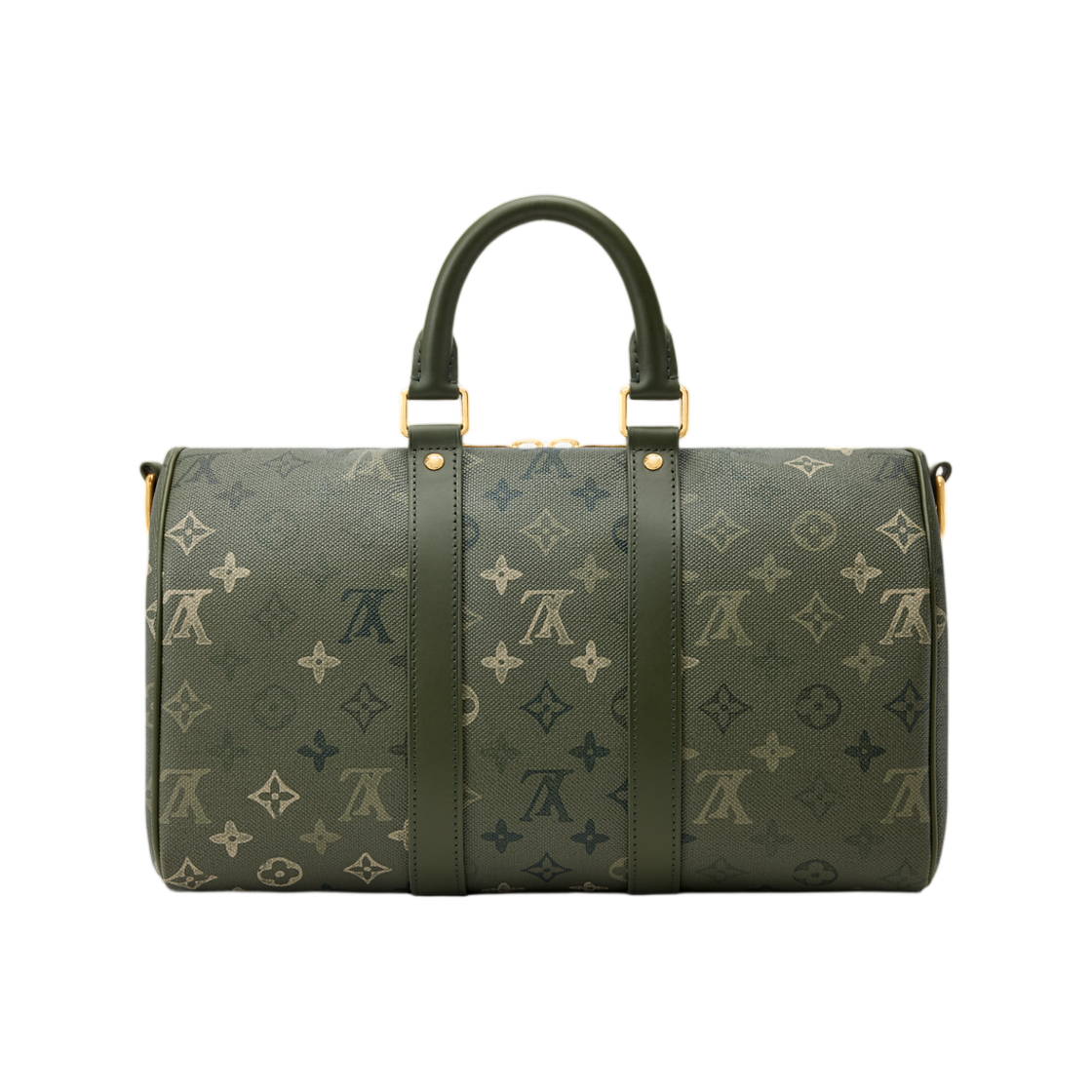 루이비통 키폴 반둘리에 35 카키 그린(Louis Vuitton Keepall Bandouliere 35 Kahki Green) - 3