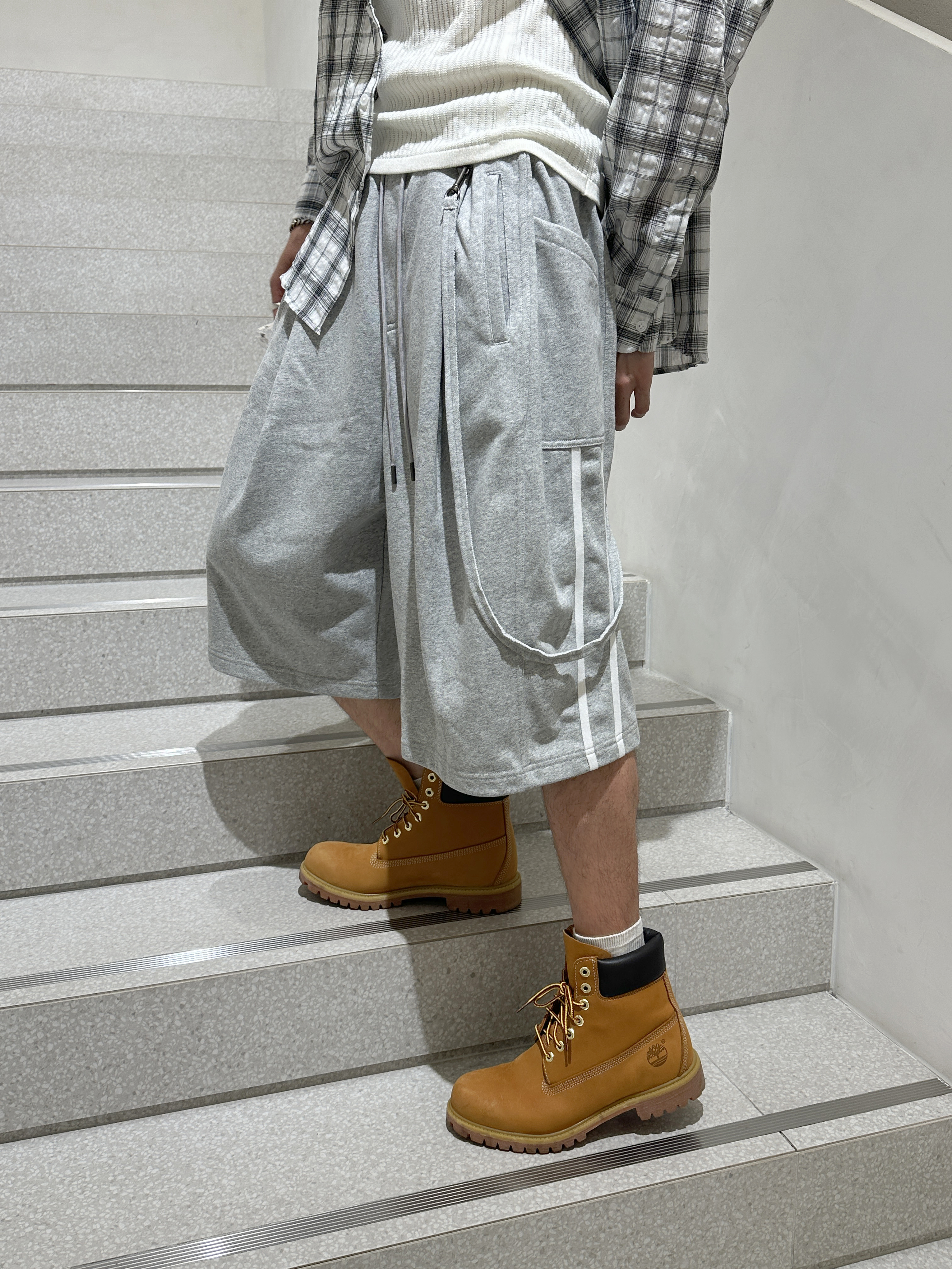 Timberland Premium 6 inch Waterproof Boot Wheat Nubuck - Wide 착용 스타일 - 4