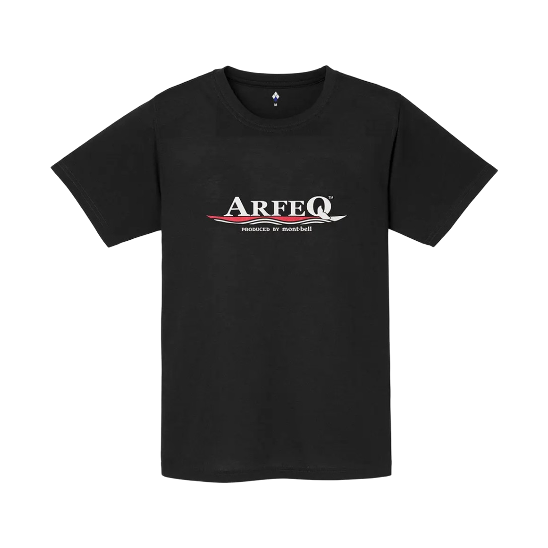 몽벨 위크론 ARFEQ 로고 티셔츠 블랙