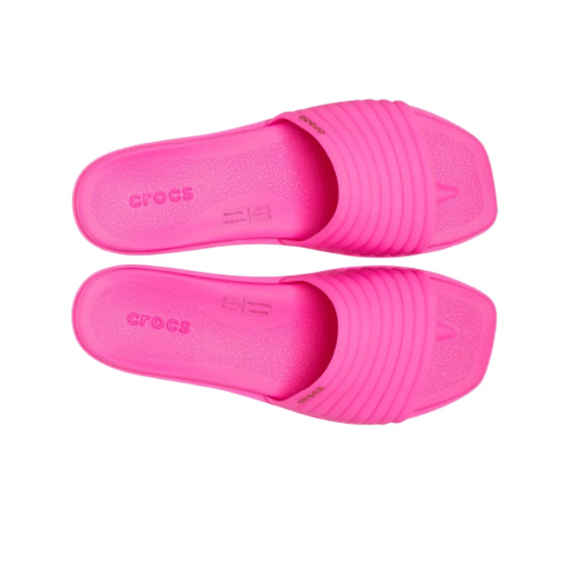 (W) 크록스 마이애미 슬라이드 핑크 크러쉬((W) Crocs Miami Slide Pink Crush) - 2
