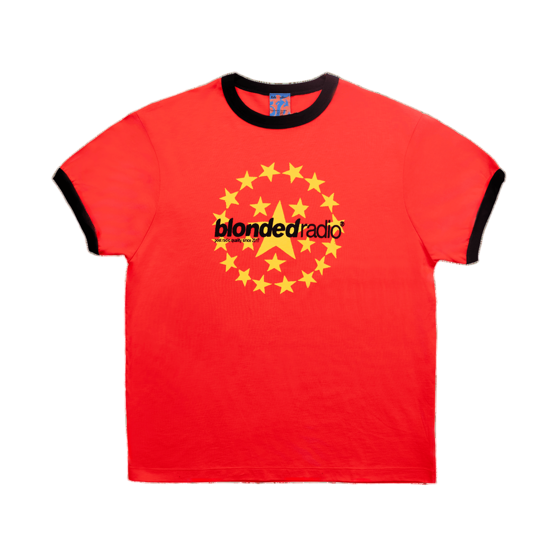 프랭크 오션 라디오 스타 링거 티셔츠 레드(Frank Ocean Radio Star Ringer T-Shirt Red) - 1