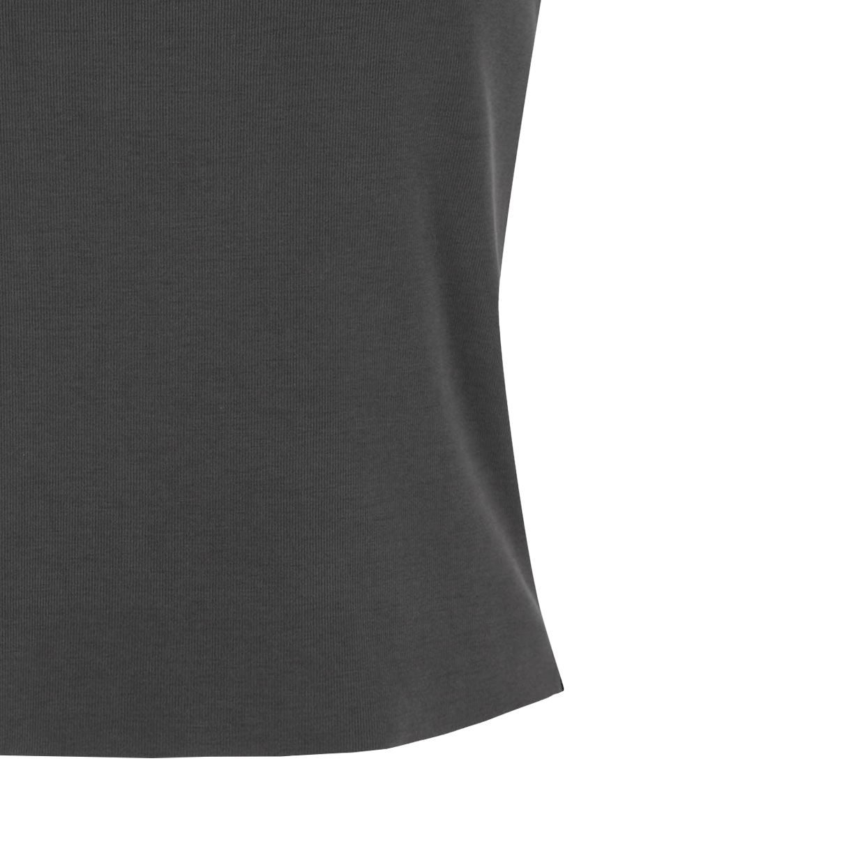 아모멘토 우먼 저지 모크넥 탑 차콜 - 26SS(Amomento Women Jersey Mock Neck Top Charcoal - 26SS) - 6