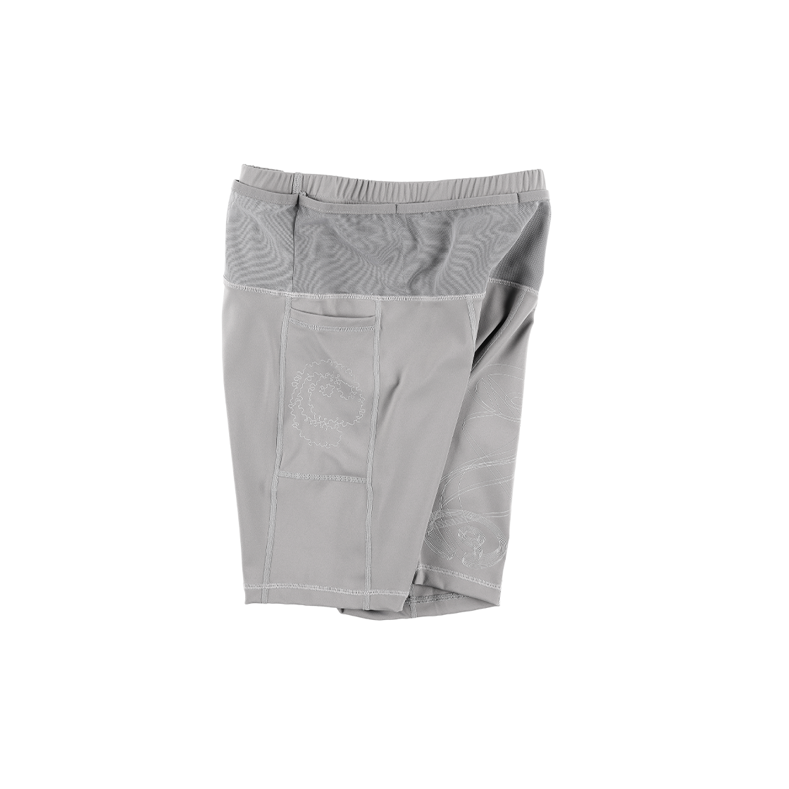 더왈드 서큘러 왈드 로고 하프타이즈 그레이(THE WARLD Circular Warld Logo Half Tights Gray) - 4