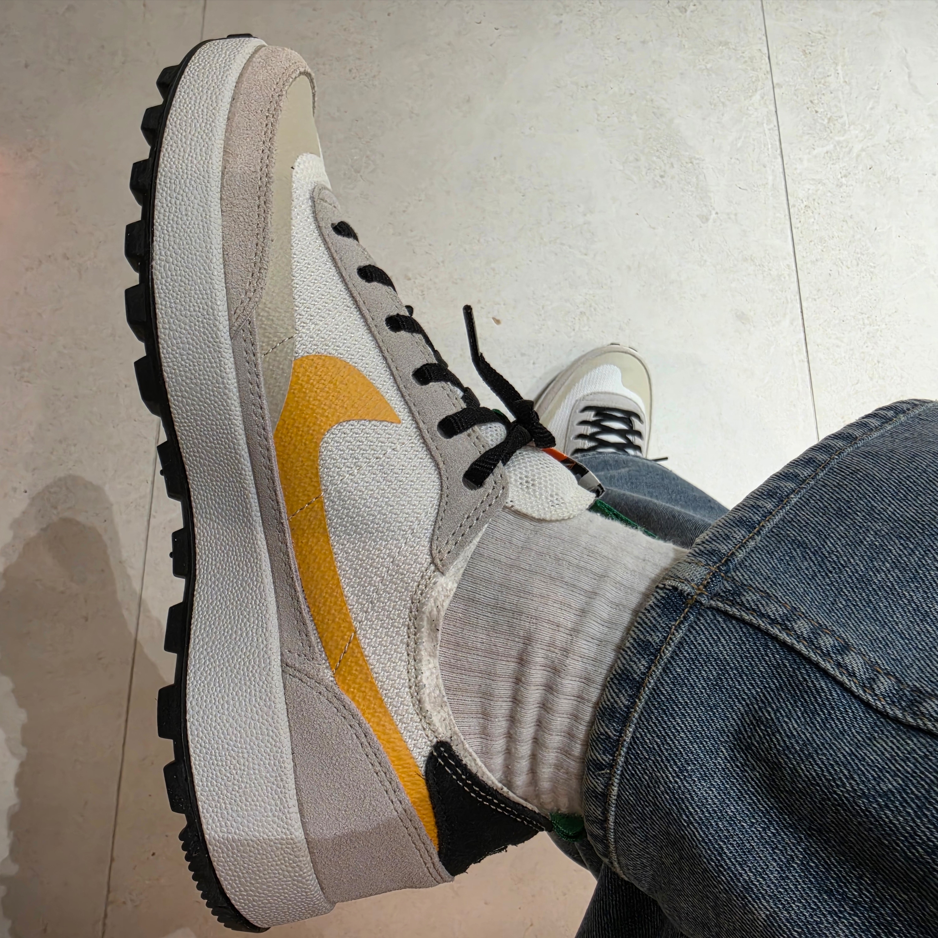 Nike x Tom Sachs General Purpose Shoe Pine Green University Gold 착용 스타일 - 2